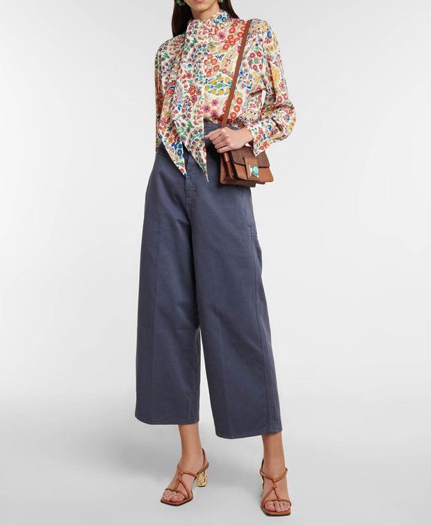 Etro Wide-leg jeans Size 29" - 2 Thumbnail