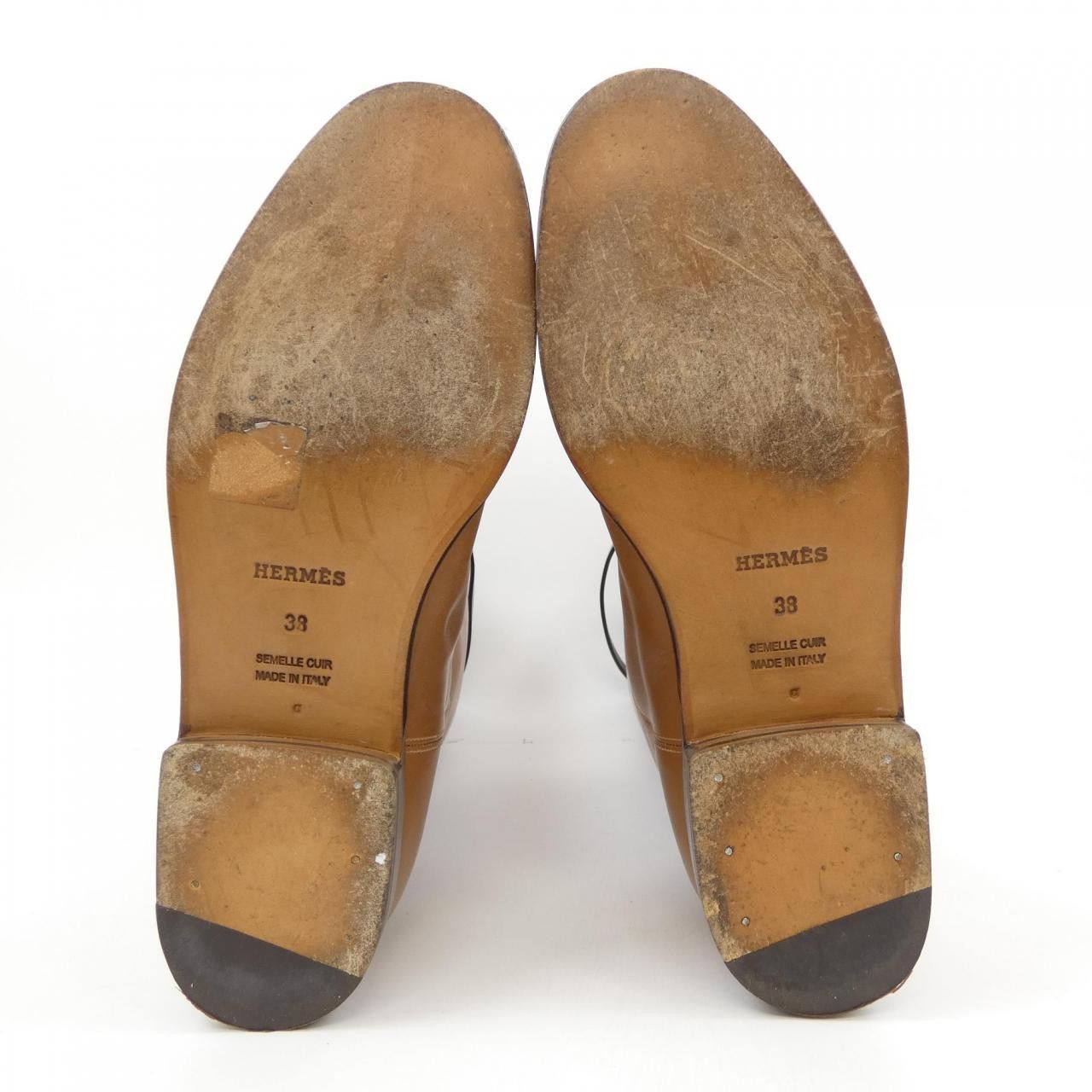 Hermes Hermes Hermes Box Calf Long Boots Leather Shoes DUTY FREE for USA Size ONE SIZE - 4 Thumbnail