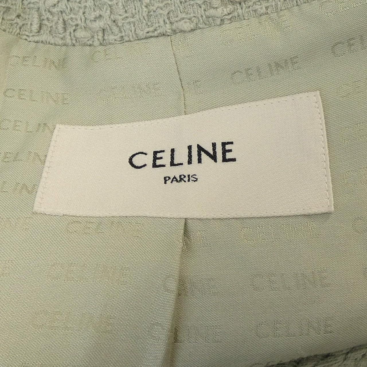 Celine Celine Celine Collarless Jacket Others Outerwear 2V55Q435T DUTY FREE for USA Size ONE SIZE - 4 Thumbnail