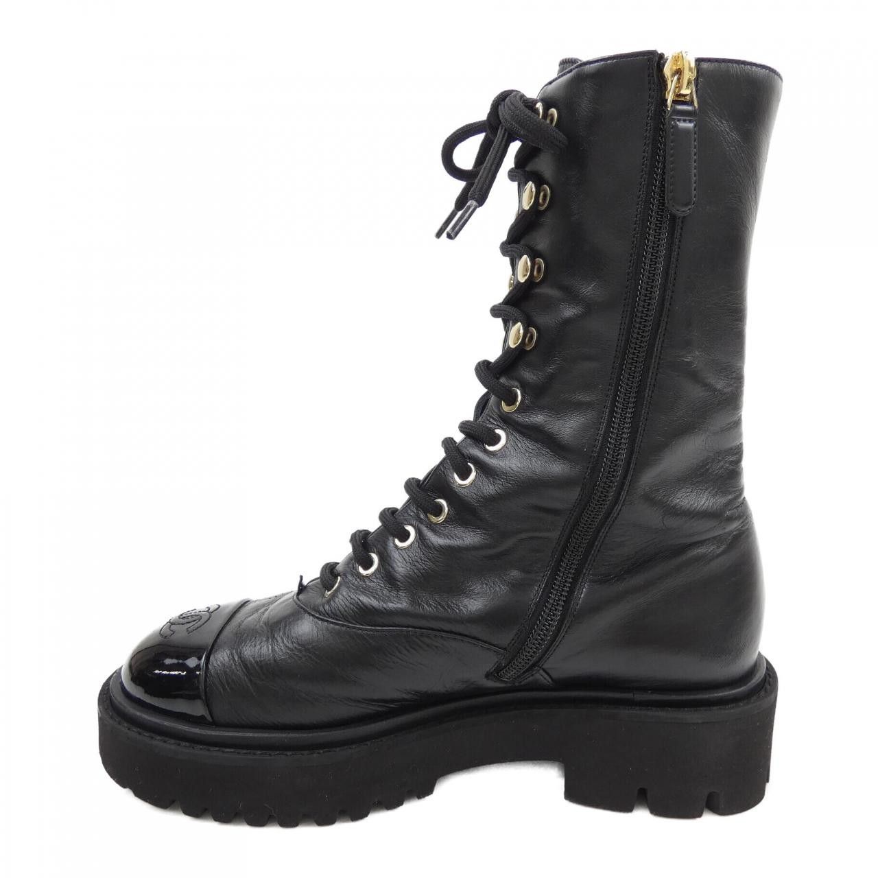 Chanel Chanel Chanel G38217Y55662 Boots Leather Shoes G38217Y55662 DUTY FREE for USA Size ONE SIZE - 2 Thumbnail