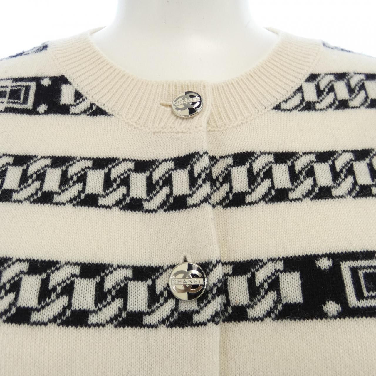 Chanel Chanel Chanel P56113K07327 Cashmere Cardigan Others Tops P56113K07327 DUTY FREE for USA Size ONE SIZE - 7 Thumbnail