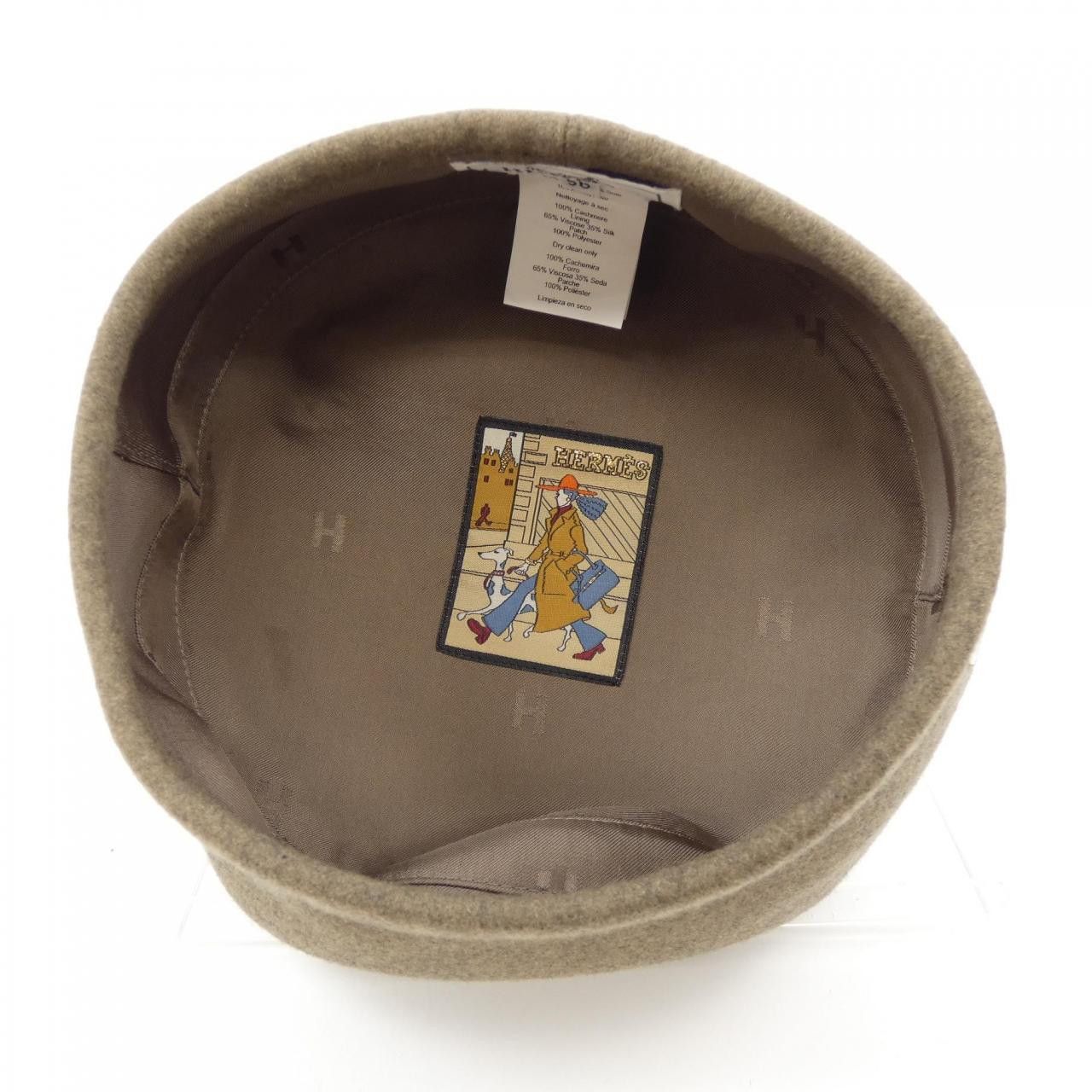 Hermes Hermes Hermes H222023N Cashmere Cap Natural Material Hats DUTY FREE for USA Size ONE SIZE - 5 Thumbnail