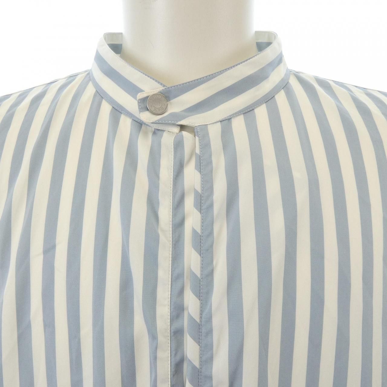 Hermes Hermes Hermes Shirt Cotton Dress Shirt DUTY FREE for USA Size ONE SIZE - 5 Thumbnail