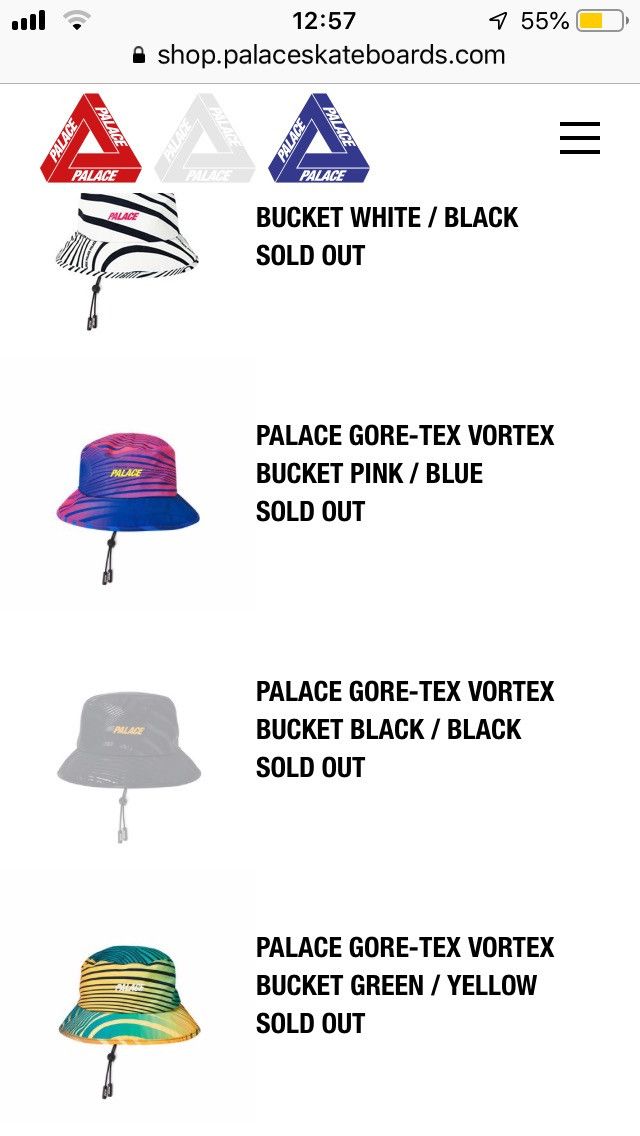 Goretex × Palace Palace Gore-tex Vortex Bucket Pink/blue | Grailed