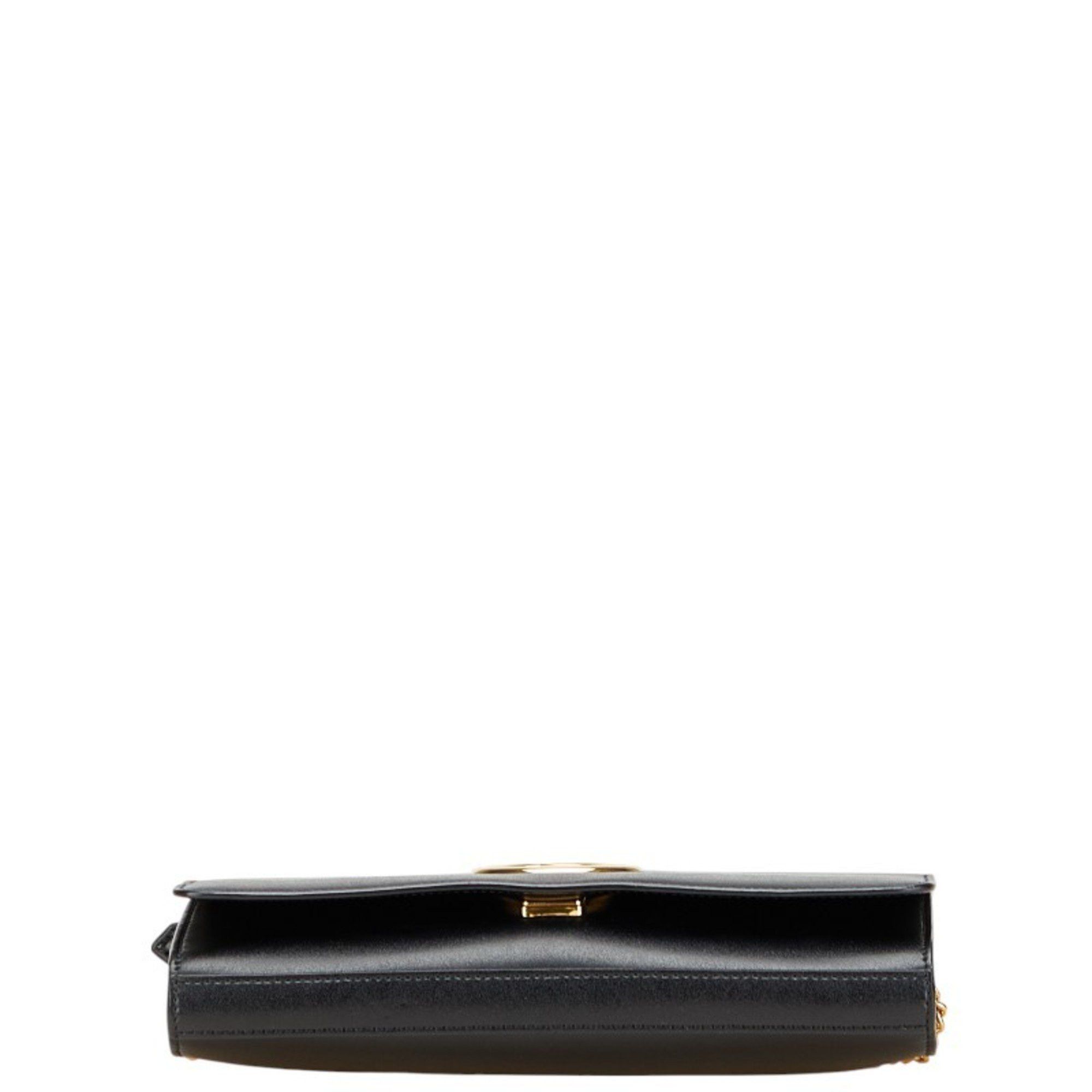 Fendi Fendi Chain Wallet Shoulder Bag 8BS004 Black Calfskin Leather Women's FENDI Size ONE SIZE - 3 Thumbnail