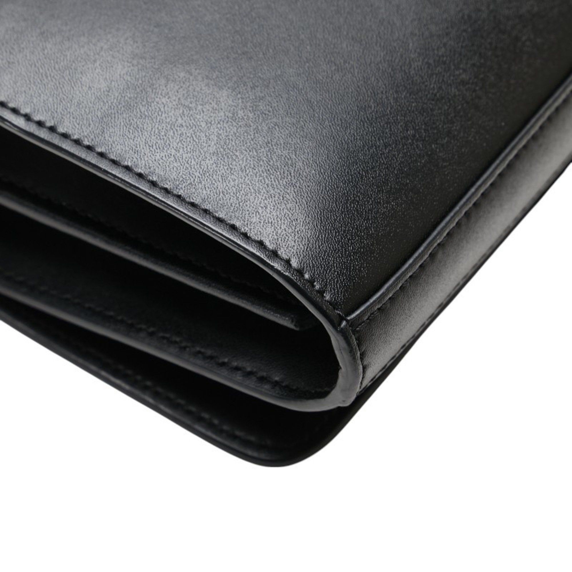 Fendi Fendi Chain Wallet Shoulder Bag 8BS004 Black Calfskin Leather Women's FENDI Size ONE SIZE - 7 Thumbnail