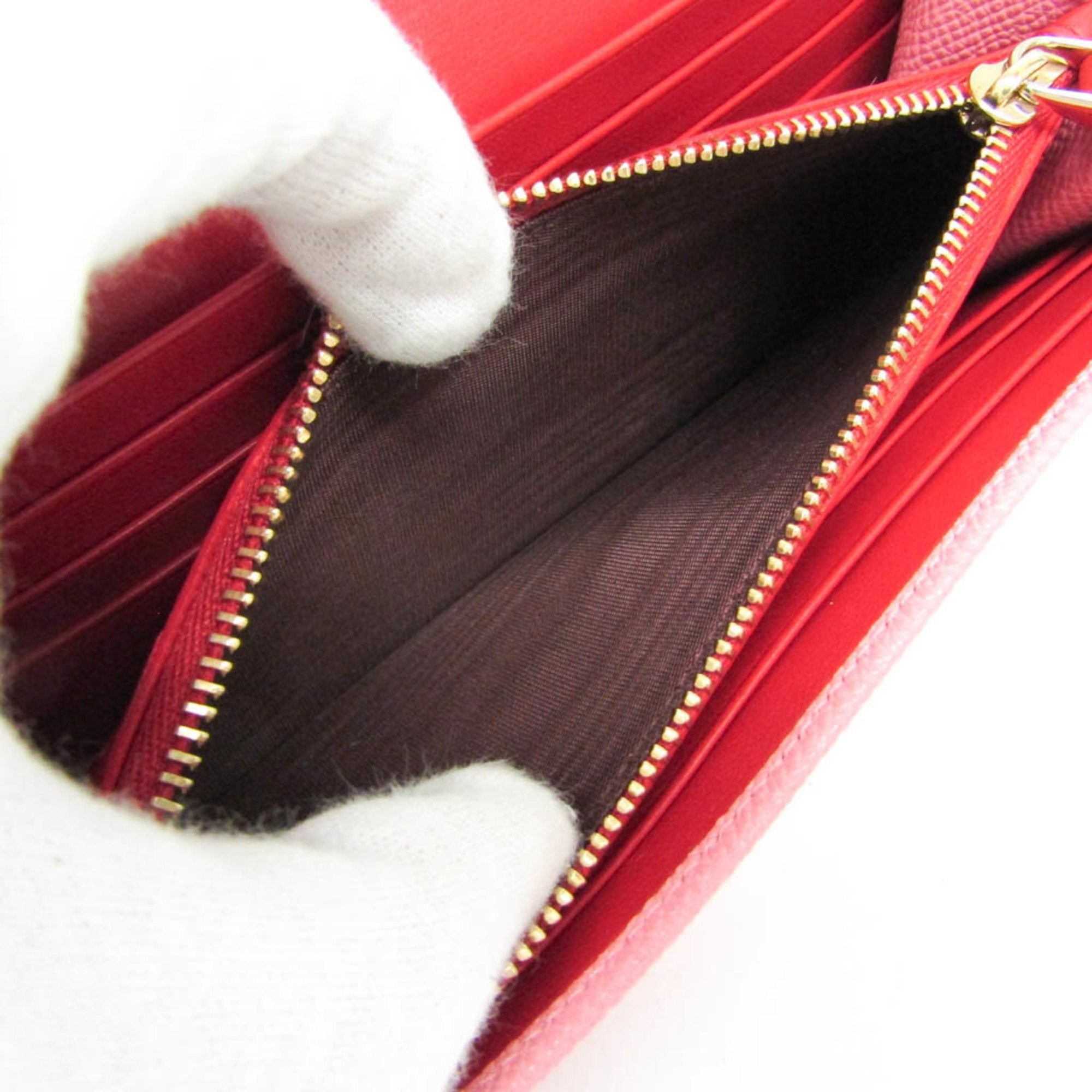 Bvlgari Bvlgari Women's Leather Long Wallet (bi-fold) Pink Size ONE SIZE - 5 Thumbnail