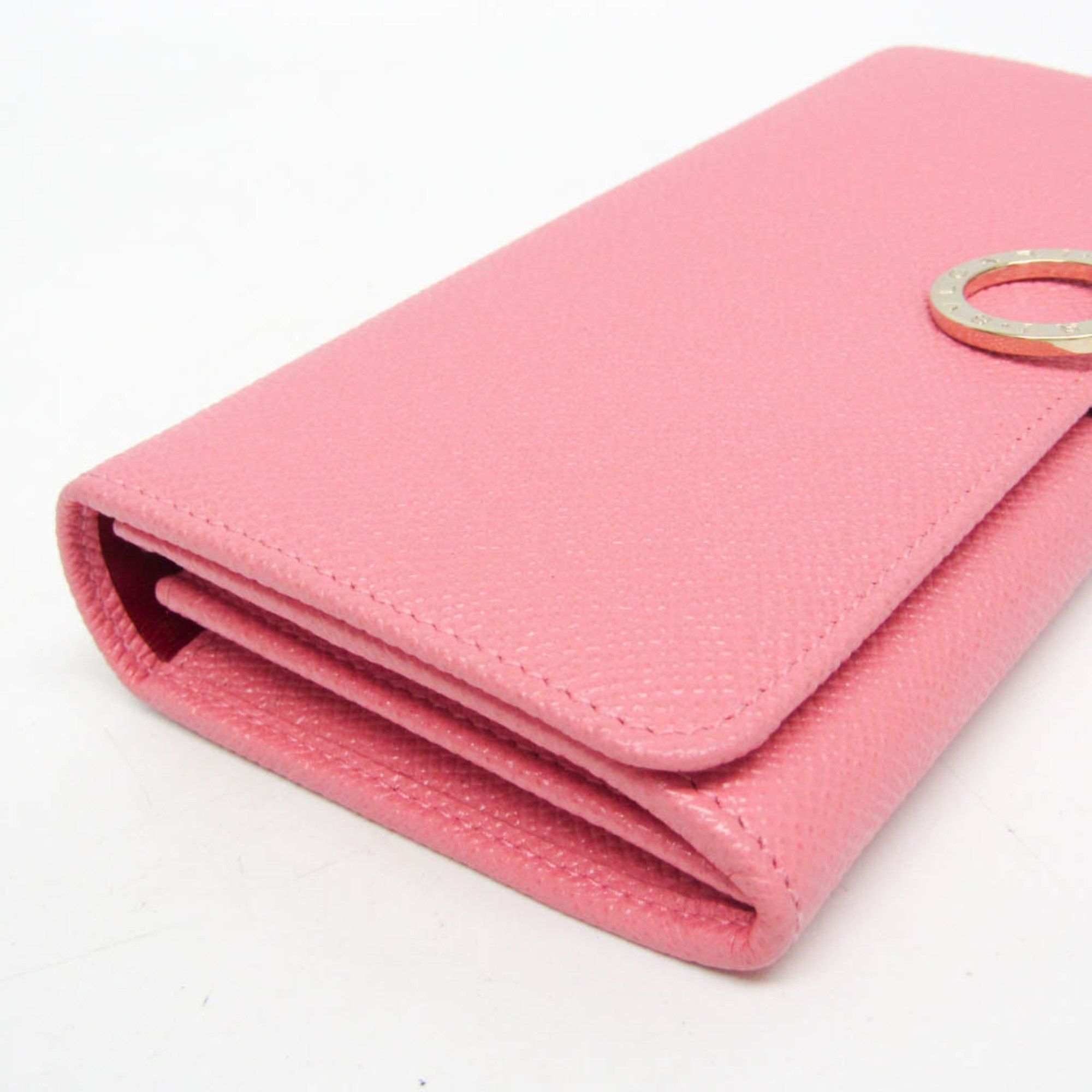 Bvlgari Bvlgari Women's Leather Long Wallet (bi-fold) Pink Size ONE SIZE - 7 Thumbnail