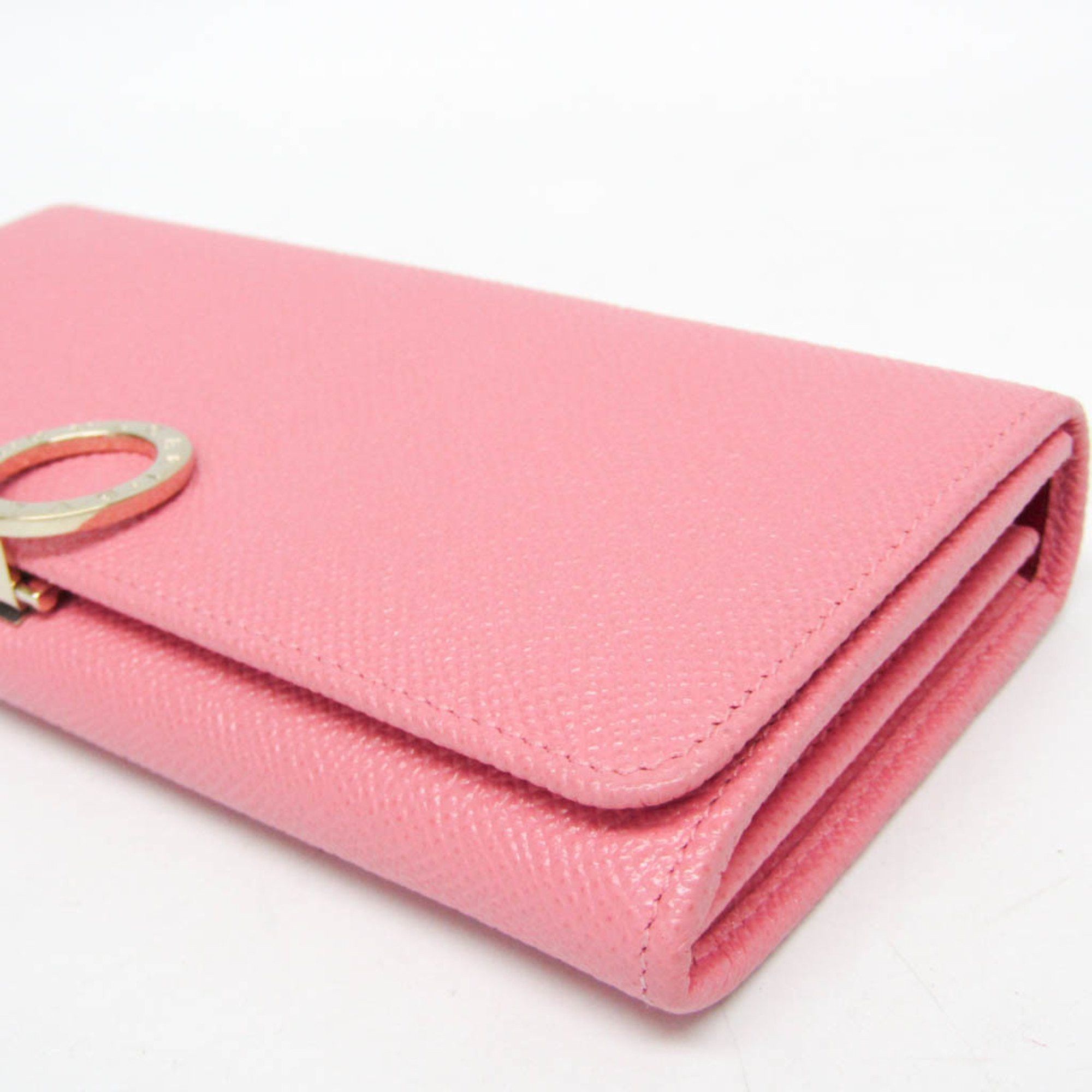 Bvlgari Bvlgari Women's Leather Long Wallet (bi-fold) Pink Size ONE SIZE - 6 Thumbnail