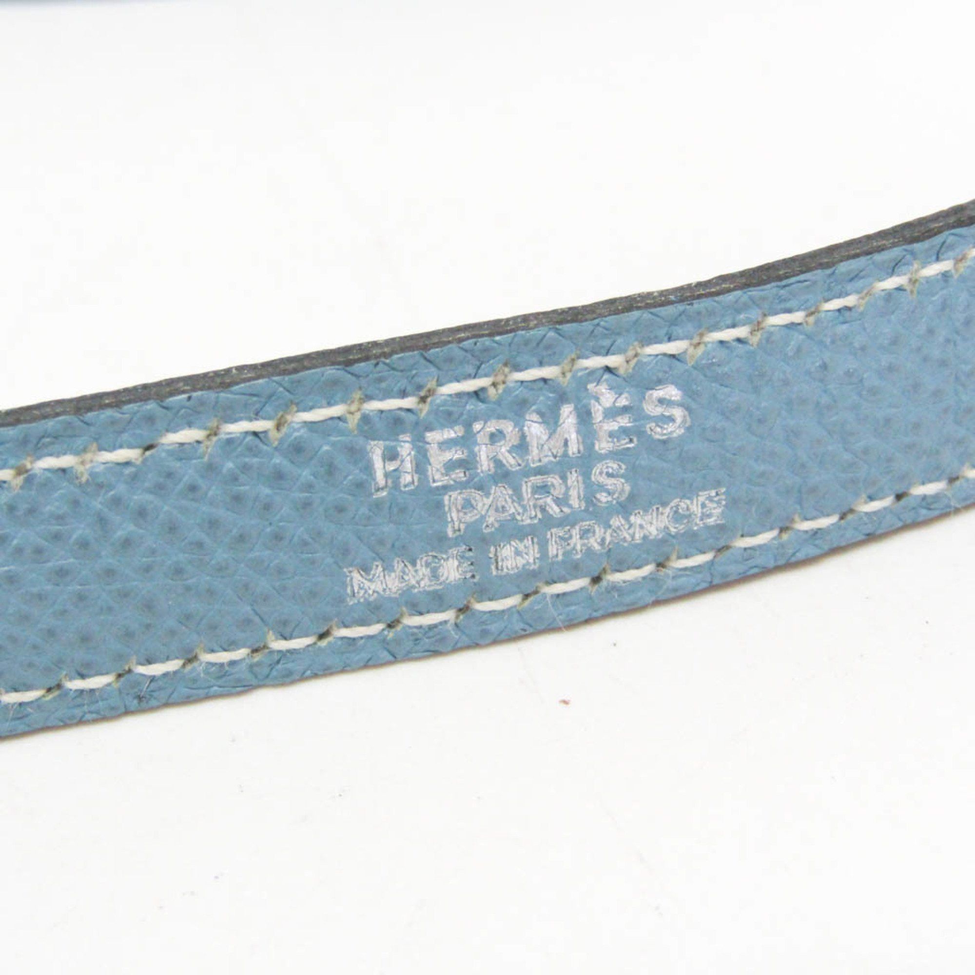 Hermes Hermes Dog Lead Dog Leash Leather Light Blue Size ONE SIZE - 12 Thumbnail