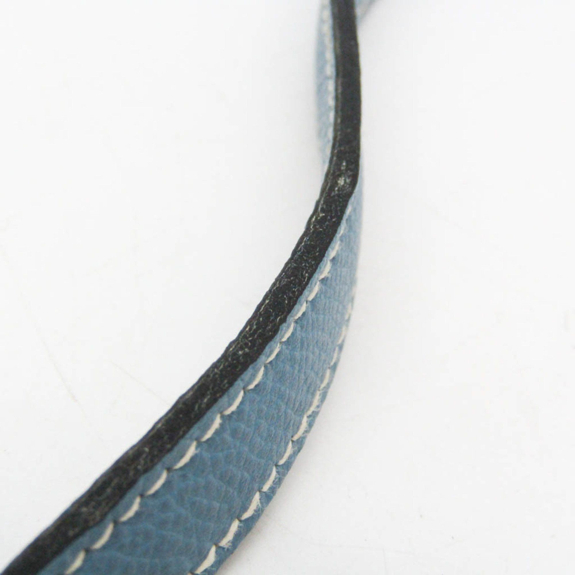 Hermes Hermes Dog Lead Dog Leash Leather Light Blue Size ONE SIZE - 10 Thumbnail