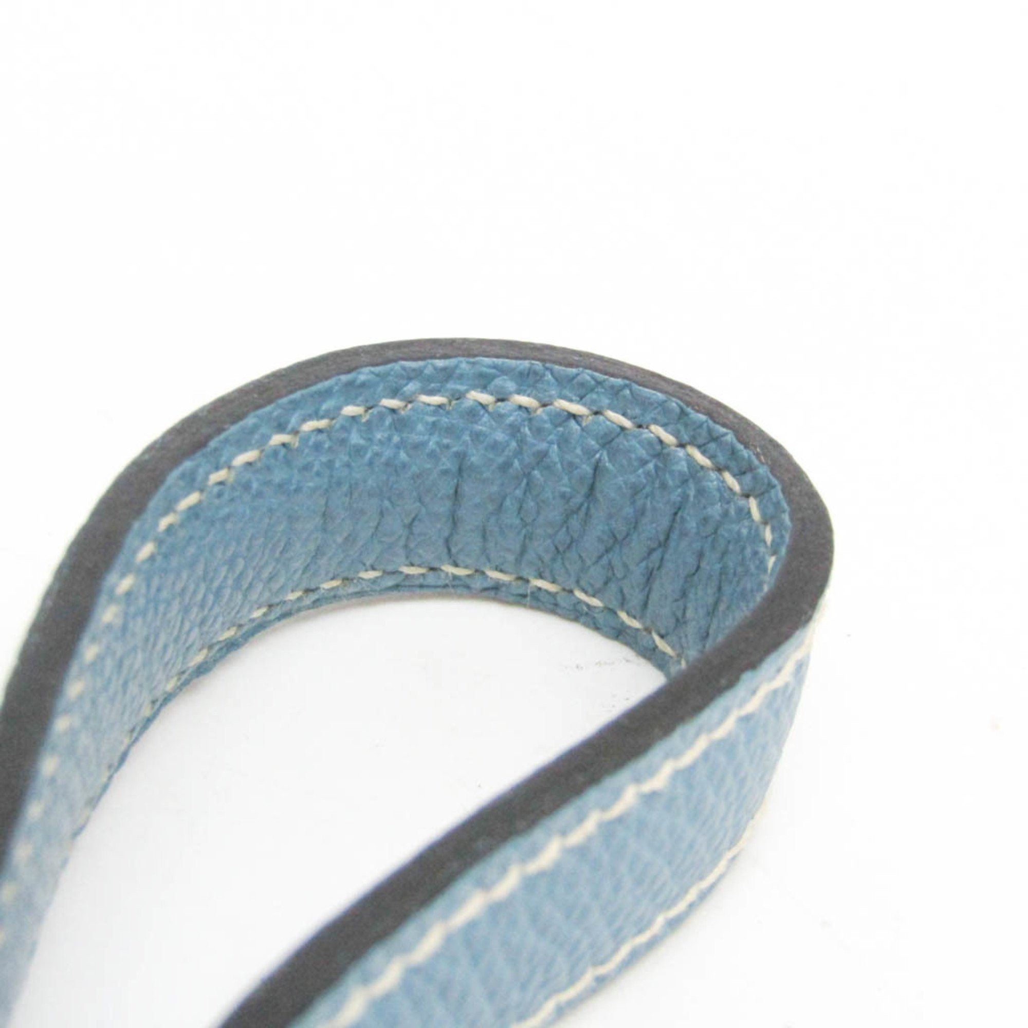 Hermes Hermes Dog Lead Dog Leash Leather Light Blue Size ONE SIZE - 11 Thumbnail