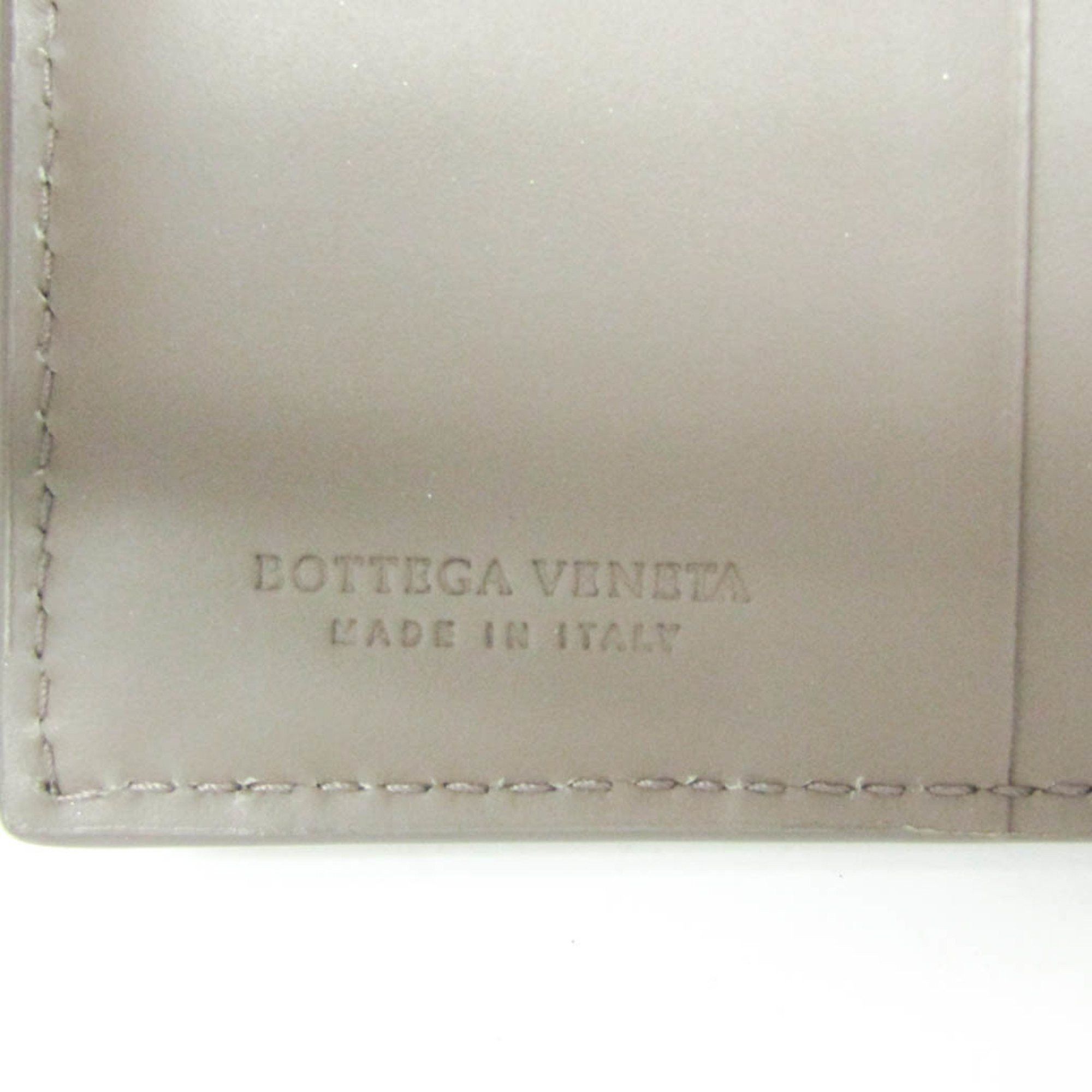 Bottega Veneta Bottega Veneta Intrecciato Compact Wallet Women,Men Leather Wallet (bi-fold) Brown Size ONE SIZE - 12 Thumbnail
