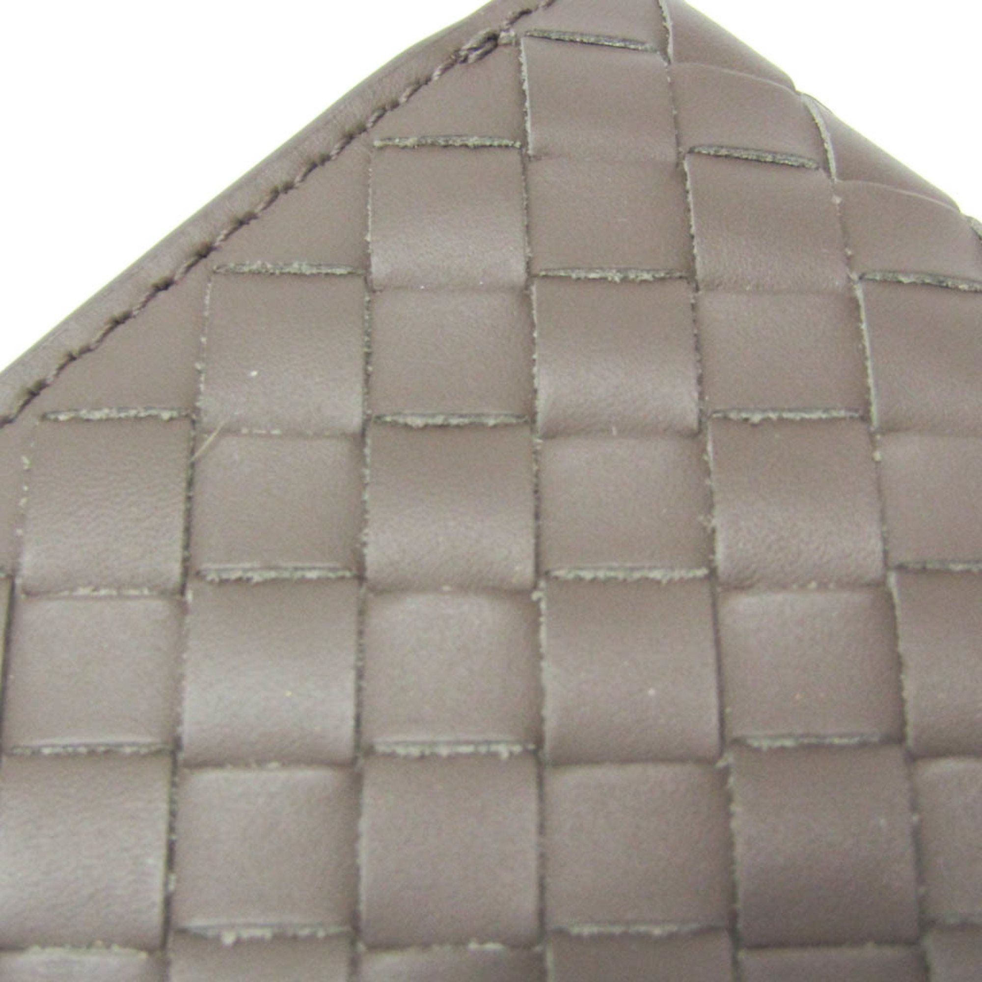 Bottega Veneta Bottega Veneta Intrecciato Compact Wallet Women,Men Leather Wallet (bi-fold) Brown Size ONE SIZE - 10 Thumbnail