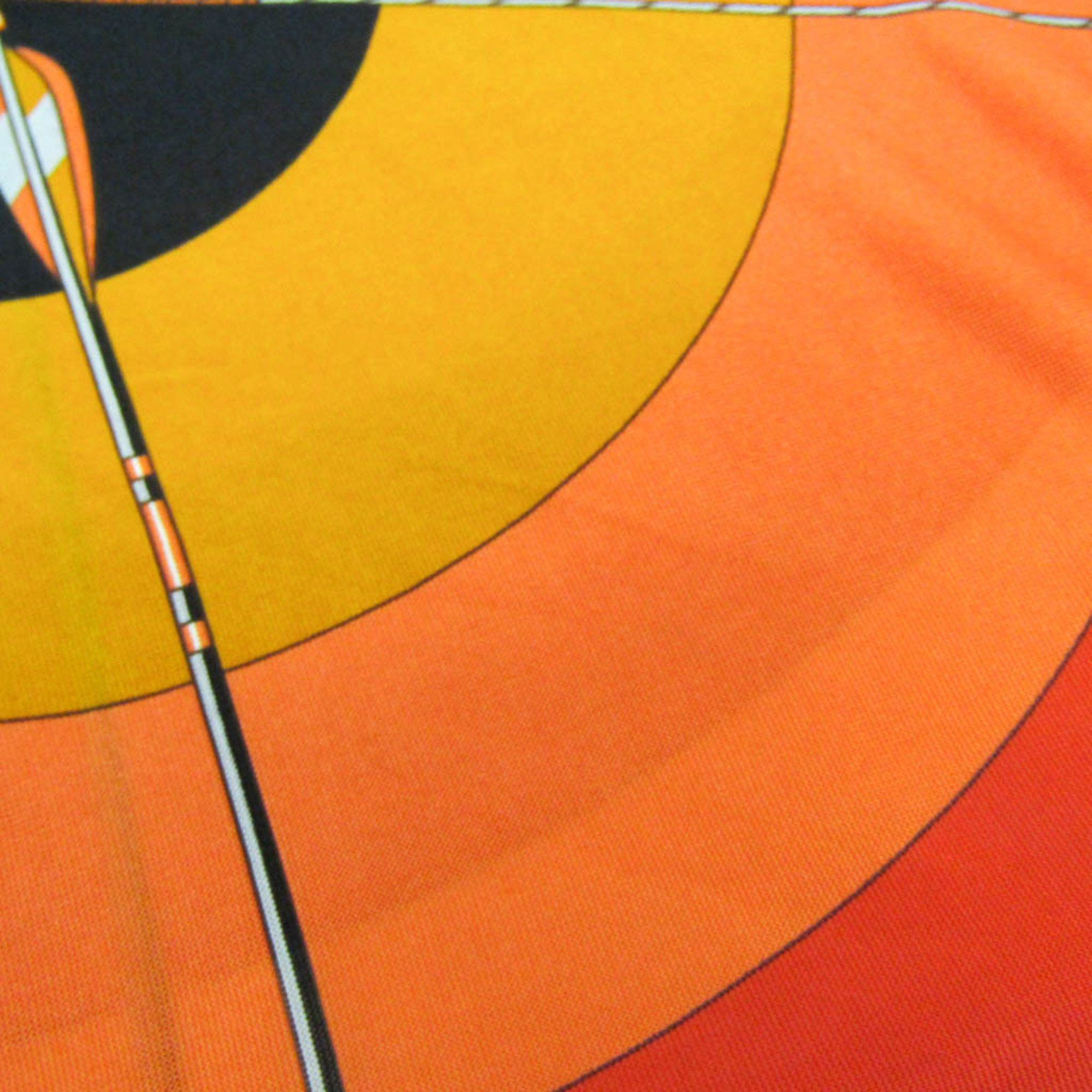 Hermes Hermes Carre ARCS EN CIEL Women's Silk Scarf Orange,Red Color Size ONE SIZE - 6 Thumbnail