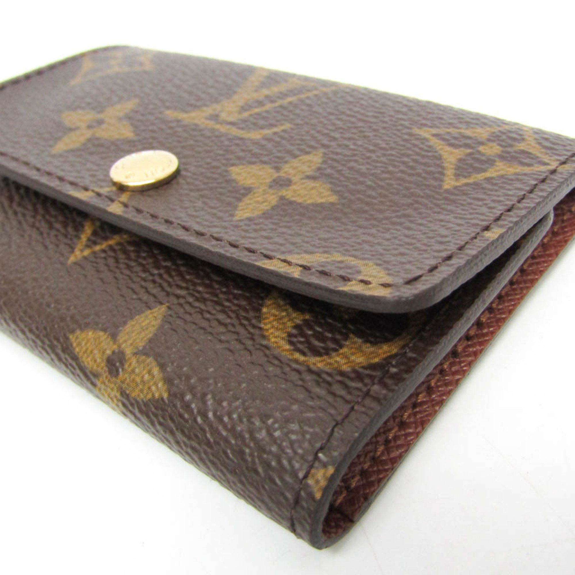 Louis Vuitton Louis Vuitton Monogram Key Holder 6 M62630 Men,Women Monogram Key Case Brown Size ONE SIZE - 4 Thumbnail