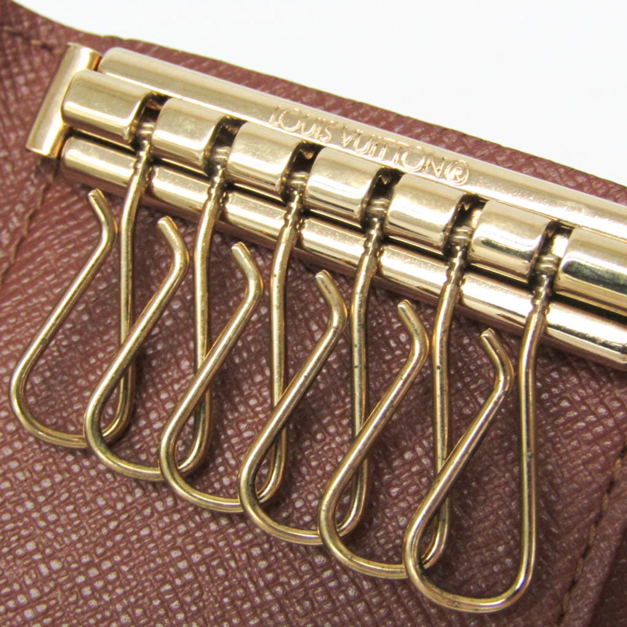 Louis Vuitton Louis Vuitton Monogram Key Holder 6 M62630 Men,Women Monogram Key Case Brown Size ONE SIZE - 8 Thumbnail