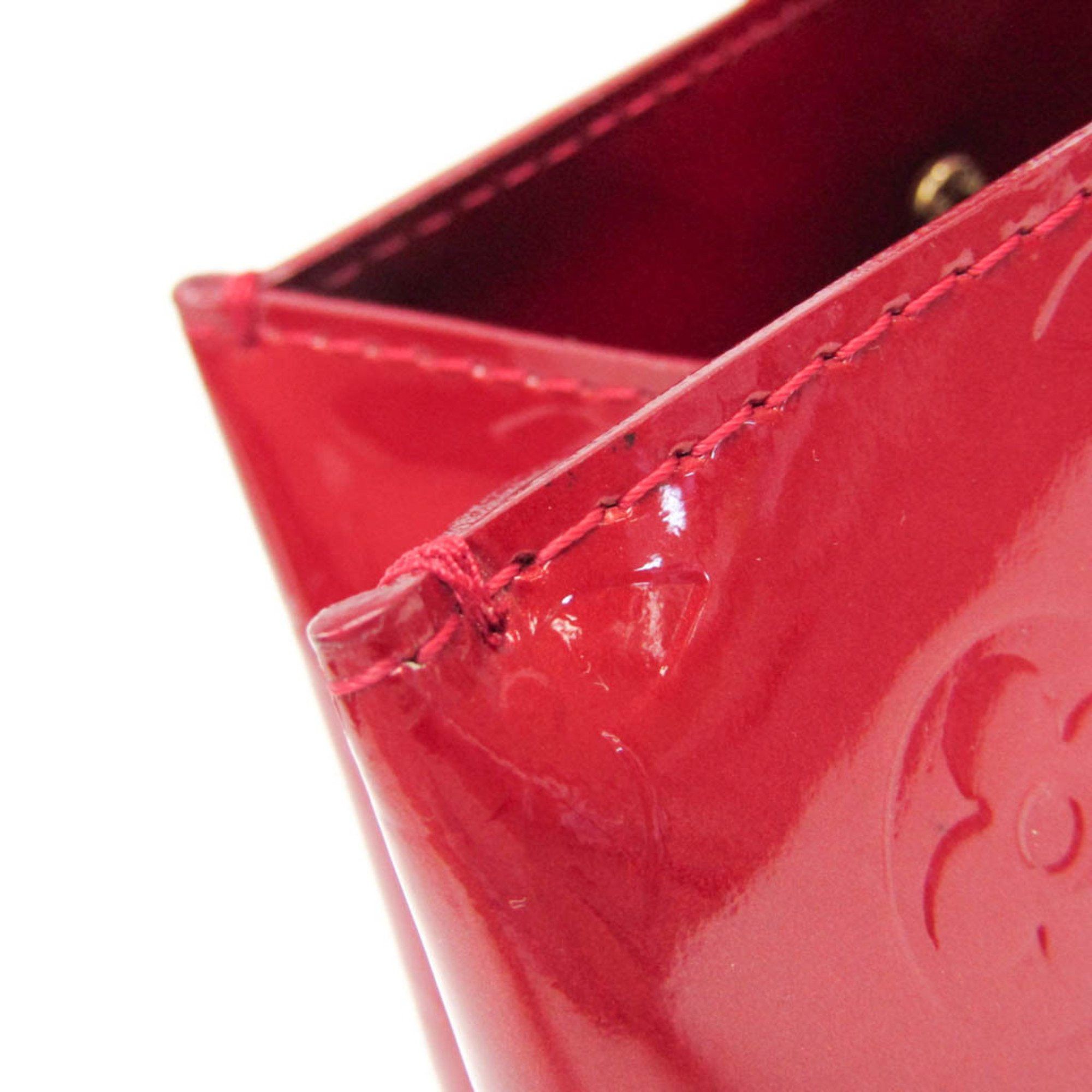 Louis Vuitton Louis Vuitton Monogram Vernis Reade PM M91990 Women's Handbag Pomme D'amour Size ONE SIZE - 6 Thumbnail