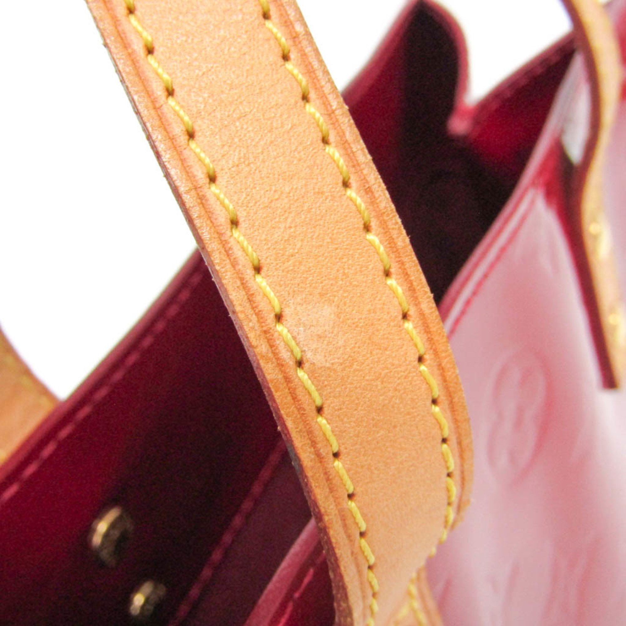 Louis Vuitton Louis Vuitton Monogram Vernis Reade PM M91990 Women's Handbag Pomme D'amour Size ONE SIZE - 8 Thumbnail
