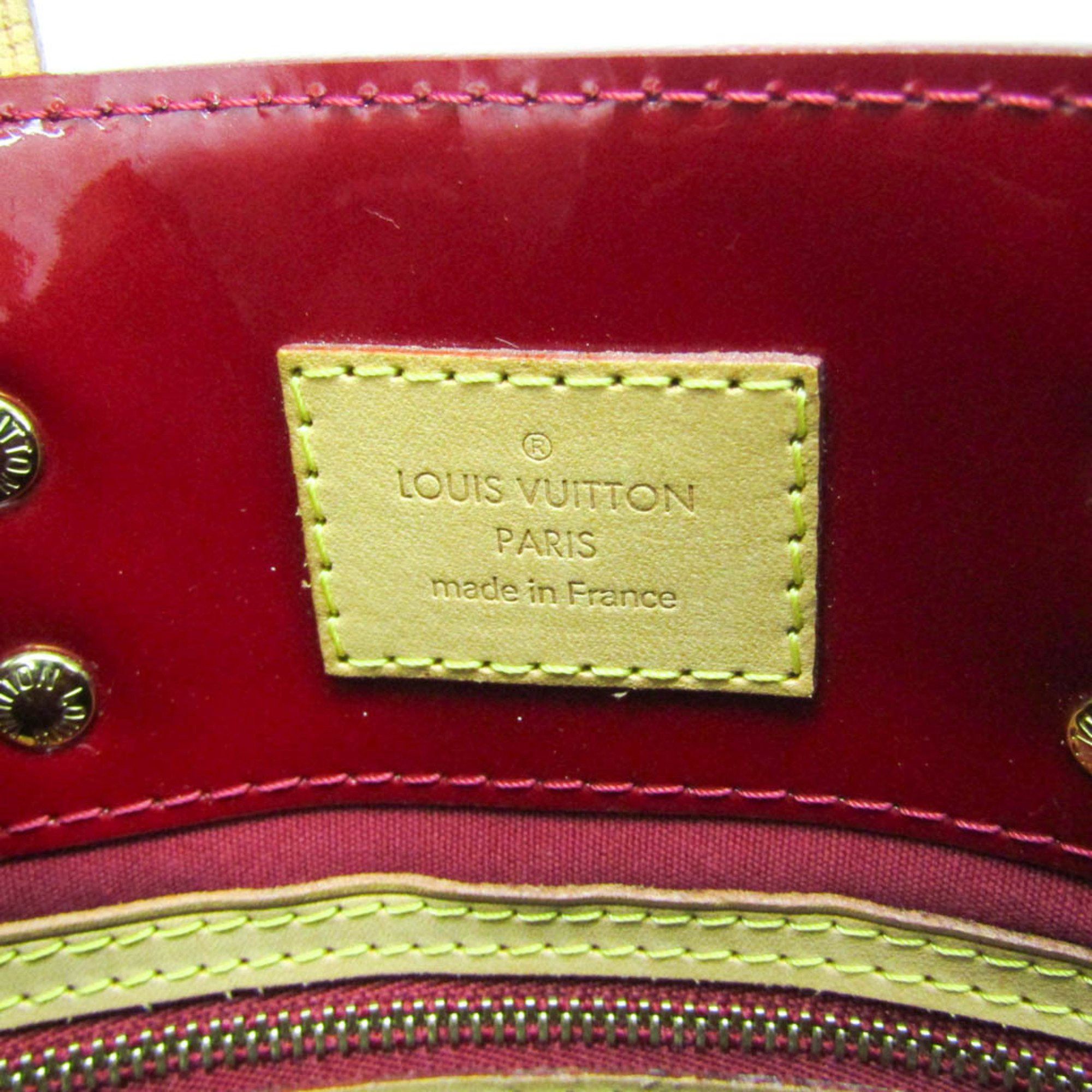 Louis Vuitton Louis Vuitton Monogram Vernis Reade PM M91990 Women's Handbag Pomme D'amour Size ONE SIZE - 10 Thumbnail