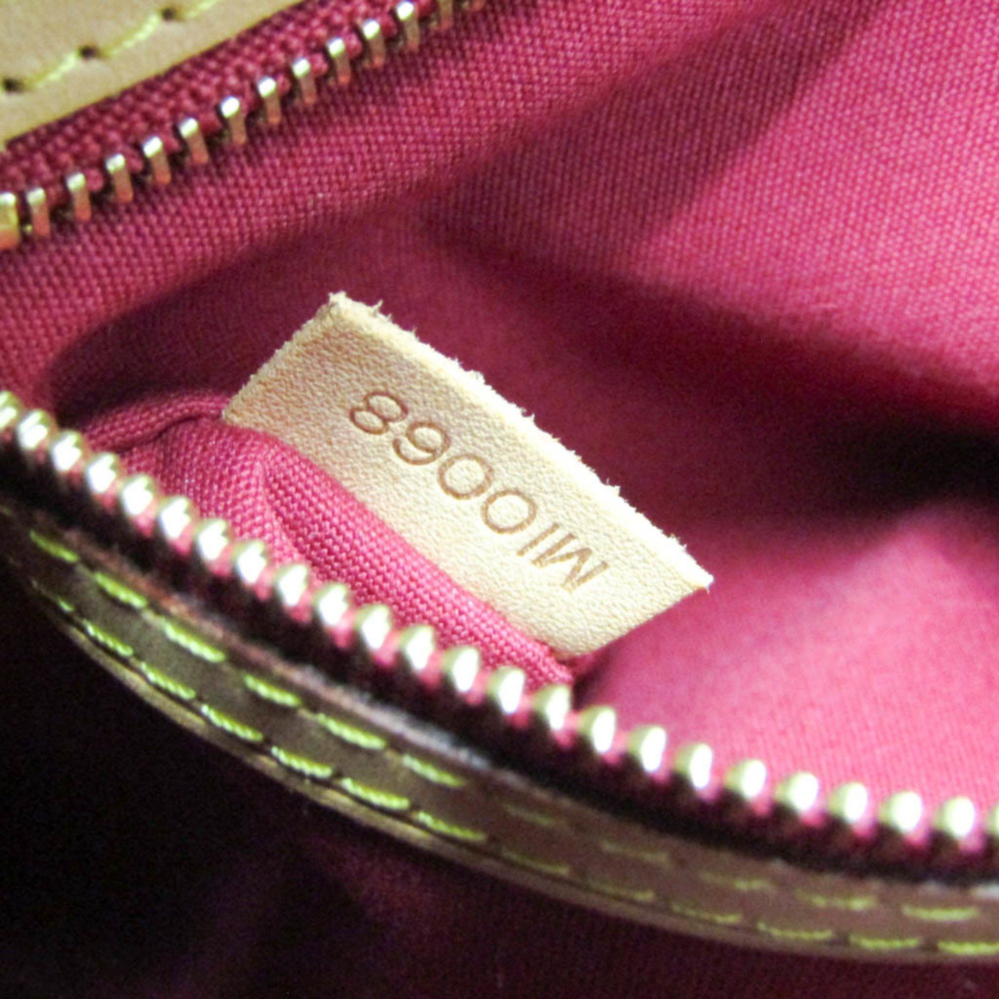 Louis Vuitton Louis Vuitton Monogram Vernis Reade PM M91990 Women's Handbag Pomme D'amour Size ONE SIZE - 11 Thumbnail