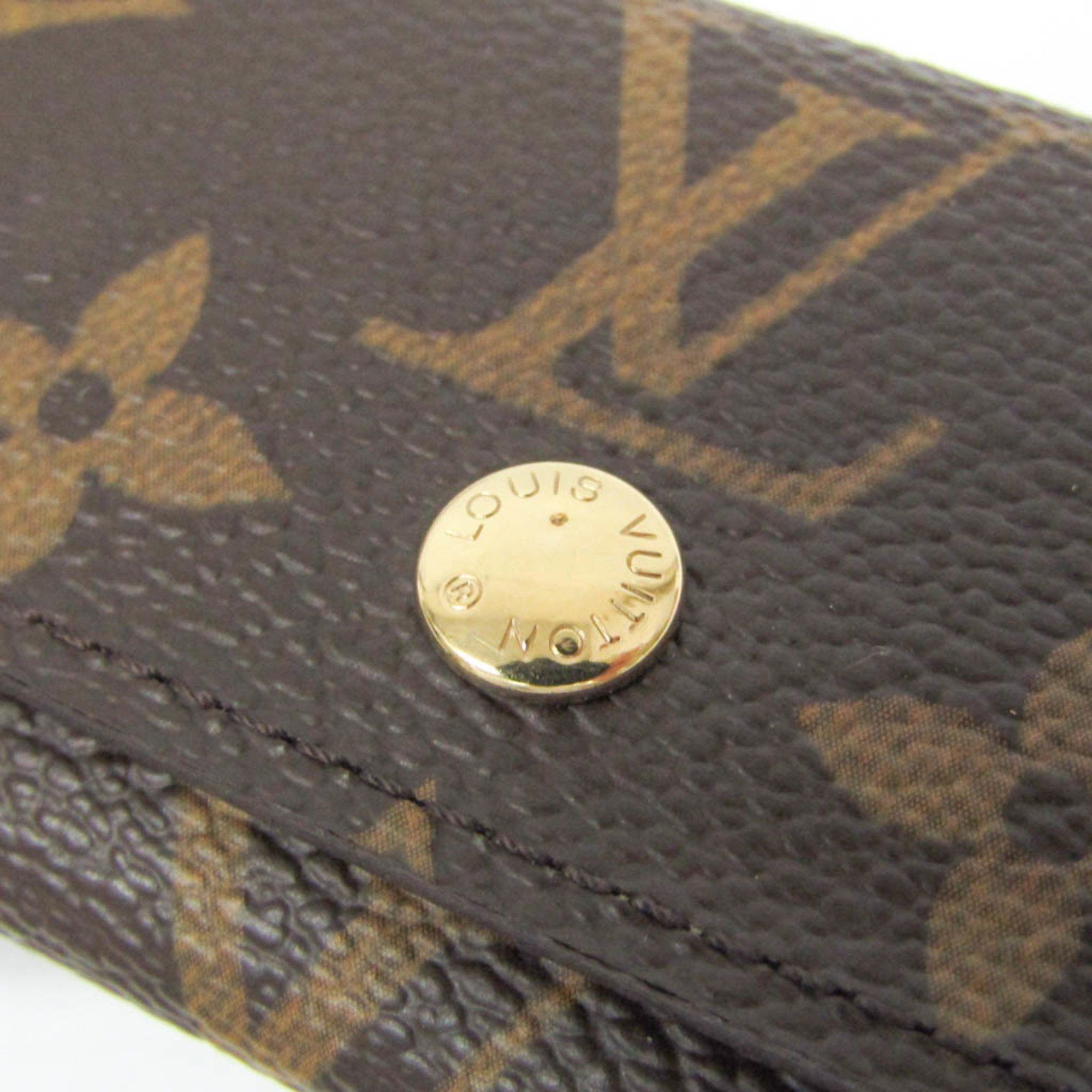 Louis Vuitton Louis Vuitton Monogram 4 Key Holder M69517 Men,Women Monogram Key Case Brown Size ONE SIZE - 6 Thumbnail