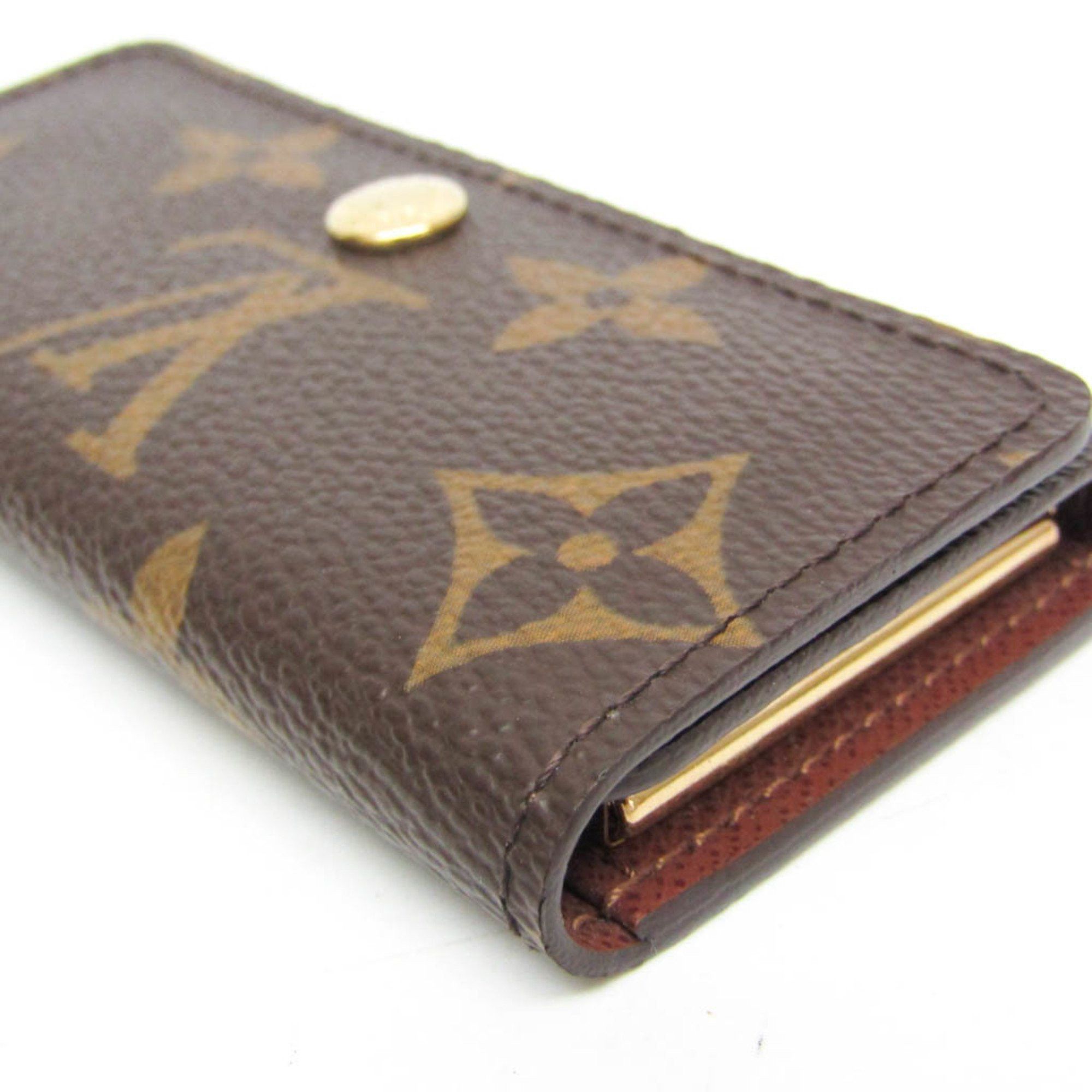 Louis Vuitton Louis Vuitton Monogram 4 Key Holder M69517 Men,Women Monogram Key Case Brown Size ONE SIZE - 5 Thumbnail