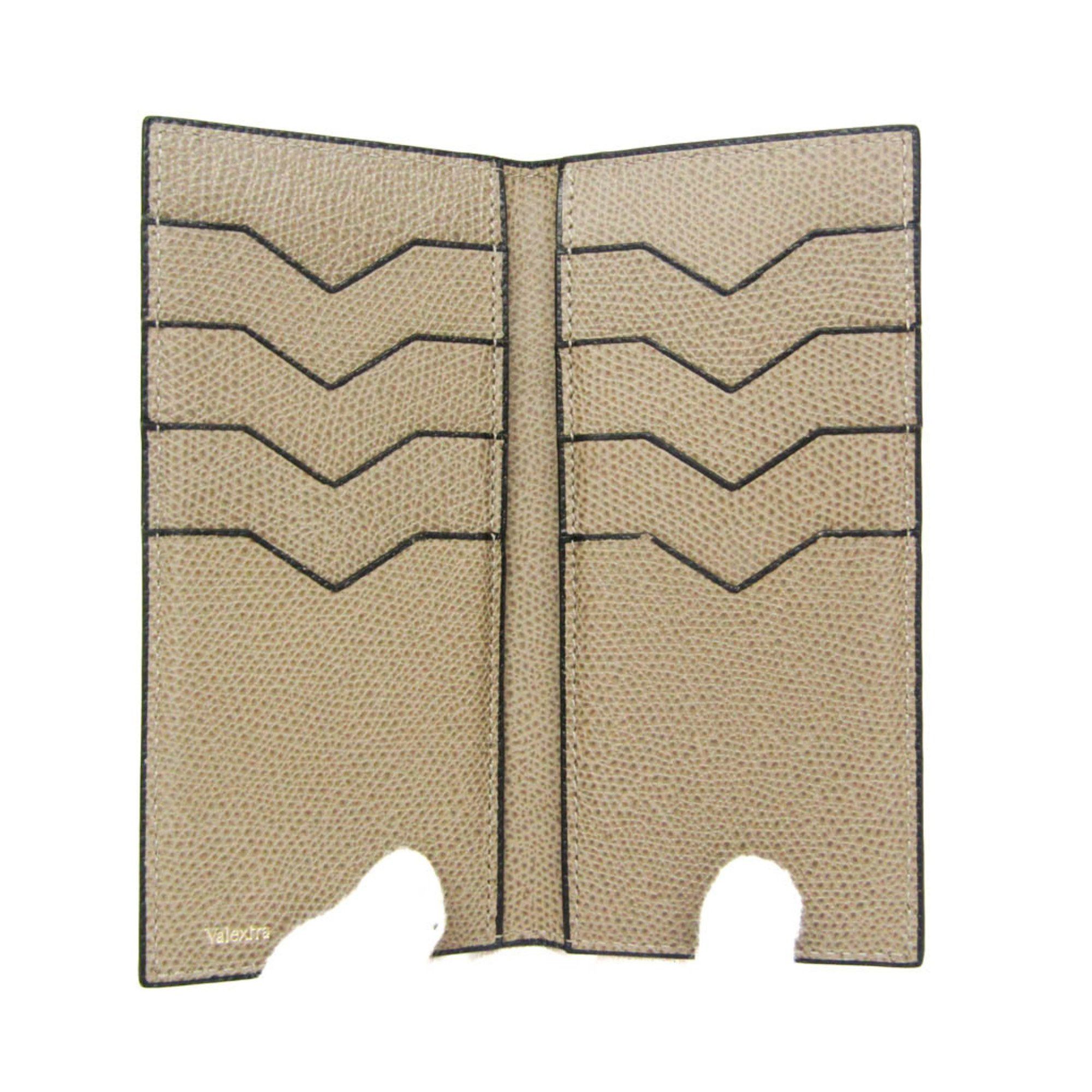 Valextra Valextra Detachable Card Case Men,Women Leather Long Wallet (bi-fold) Beige Size ONE SIZE - 16 Thumbnail