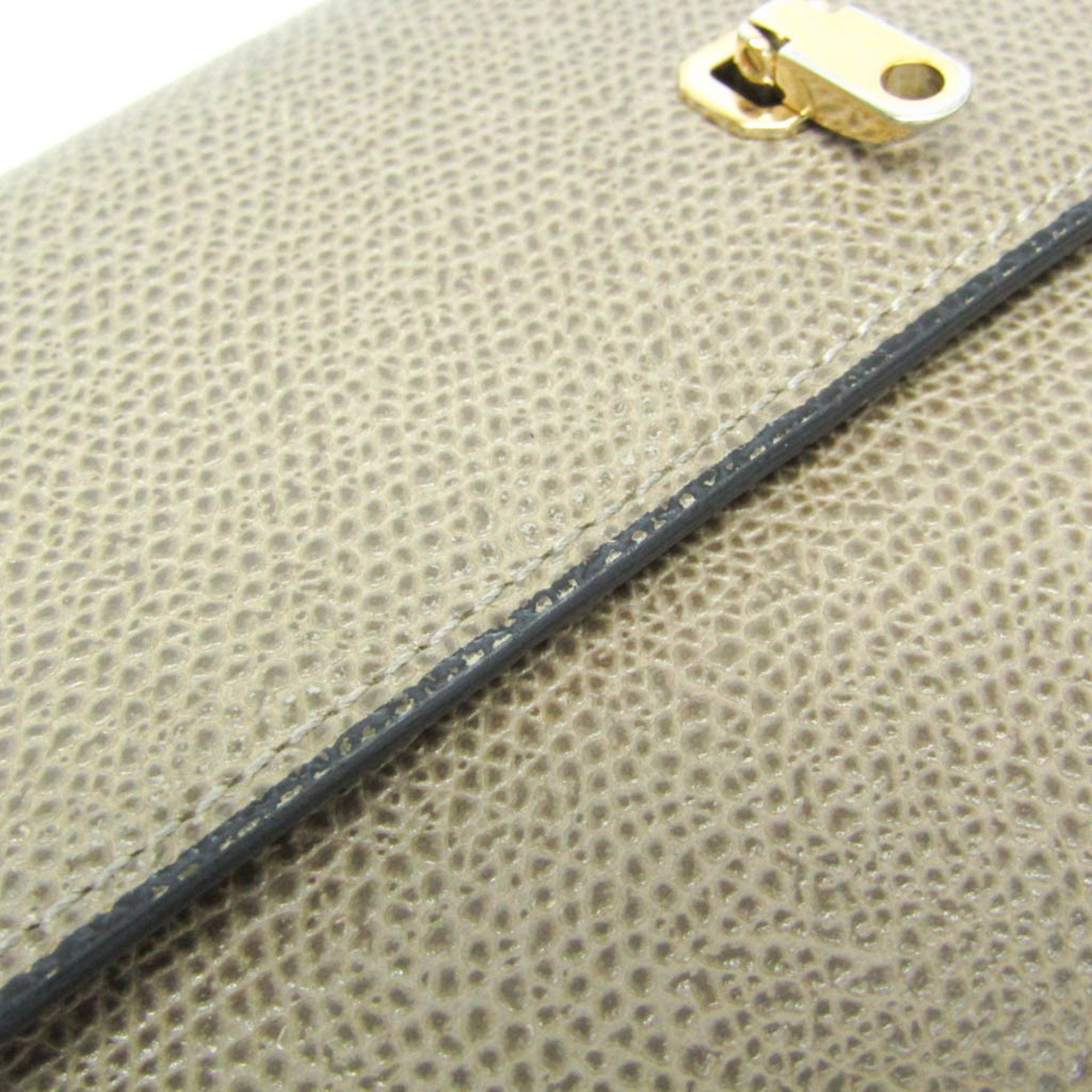 Valextra Valextra Detachable Card Case Men,Women Leather Long Wallet (bi-fold) Beige Size ONE SIZE - 13 Thumbnail