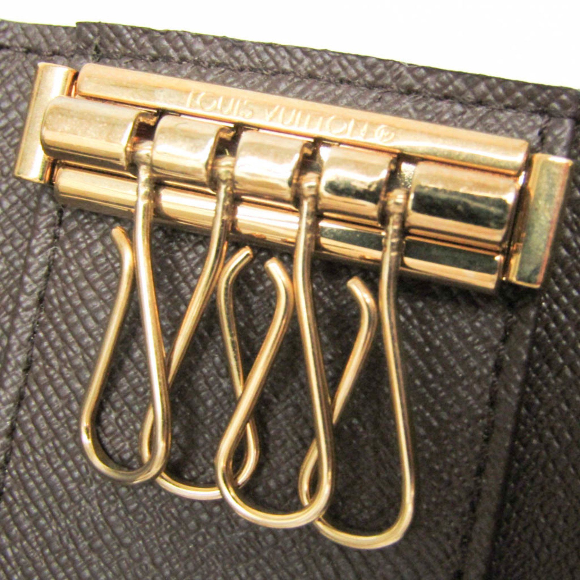 Louis Vuitton Louis Vuitton Damier 4 Key Holder N62631 Men,Women Damier Canvas Key Case Brown Size ONE SIZE - 7 Thumbnail