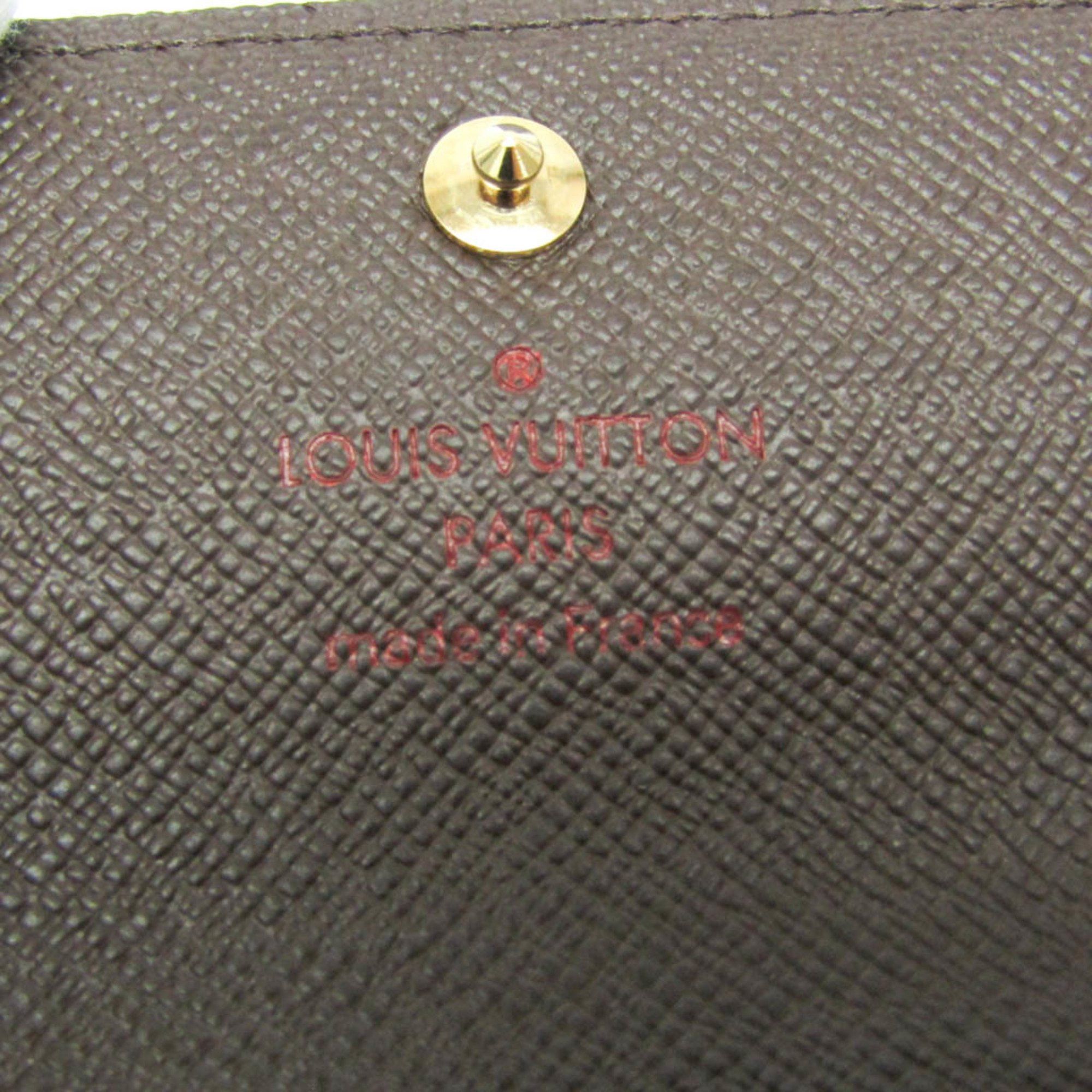Louis Vuitton Louis Vuitton Damier 4 Key Holder N62631 Men,Women Damier Canvas Key Case Brown Size ONE SIZE - 8 Thumbnail
