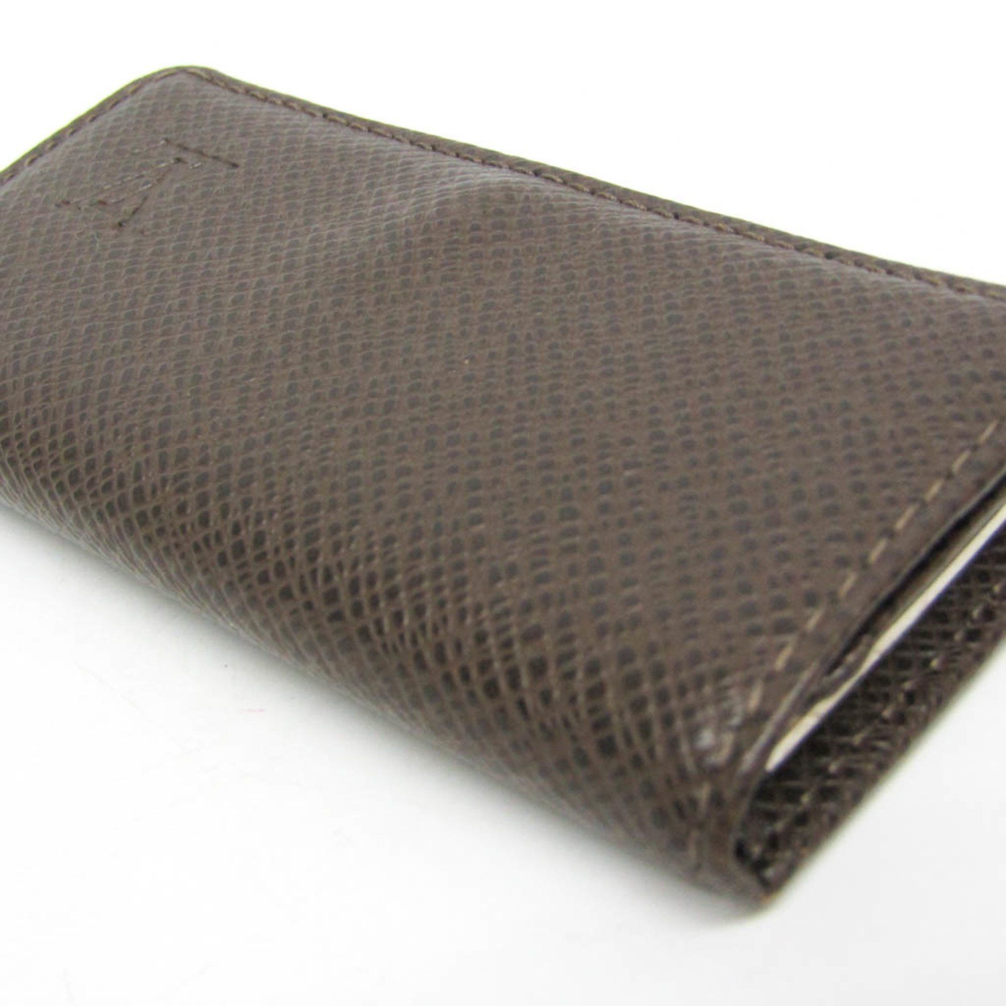Louis Vuitton Louis Vuitton Taiga Key Holder 4 M30528 Men,Women Taiga Leather Key Case Brown,Grizzly Size ONE SIZE - 8 Thumbnail