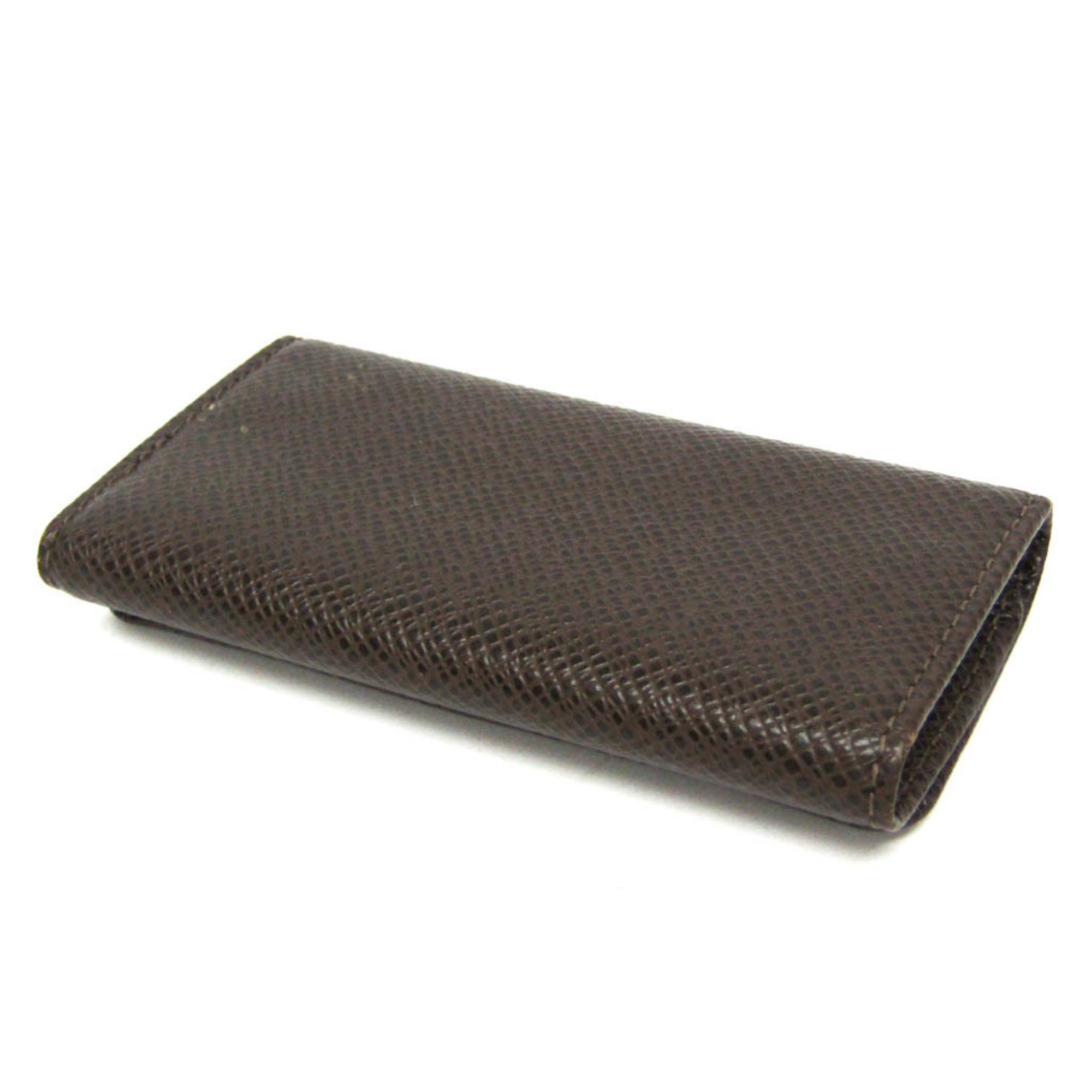 Louis Vuitton Louis Vuitton Taiga Key Holder 4 M30528 Men,Women Taiga Leather Key Case Brown,Grizzly Size ONE SIZE - 3 Thumbnail