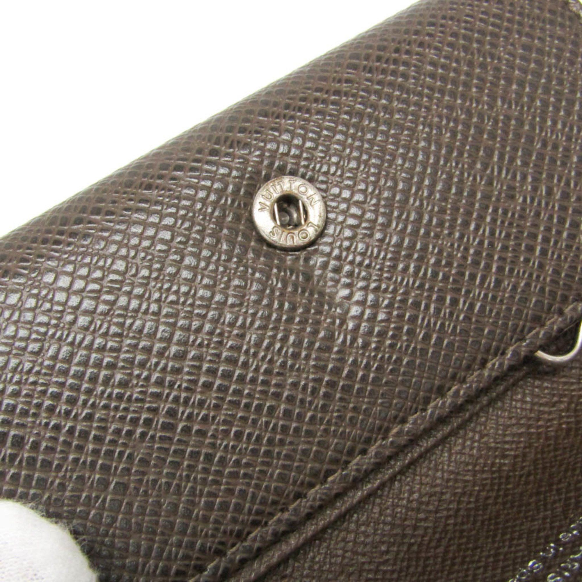 Louis Vuitton Louis Vuitton Taiga Key Holder 4 M30528 Men,Women Taiga Leather Key Case Brown,Grizzly Size ONE SIZE - 9 Thumbnail