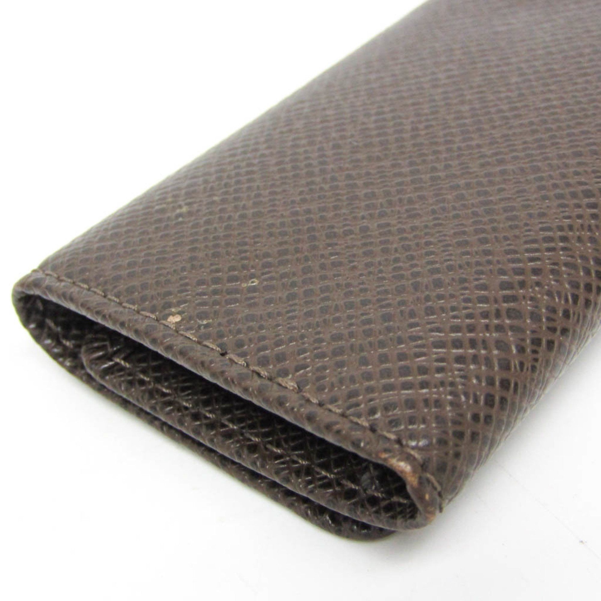 Louis Vuitton Louis Vuitton Taiga Key Holder 4 M30528 Men,Women Taiga Leather Key Case Brown,Grizzly Size ONE SIZE - 5 Thumbnail