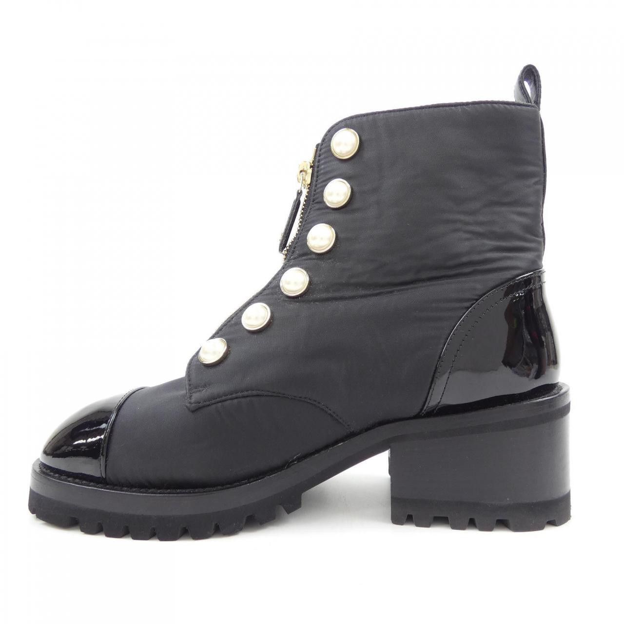 Chanel Chanel Chanel G45183B13923 Fabric Patent Calfskin Imitation Pearl Boots Others Shoes G45183B13923 DUTY FREE for USA Size ONE SIZE - 2 Thumbnail