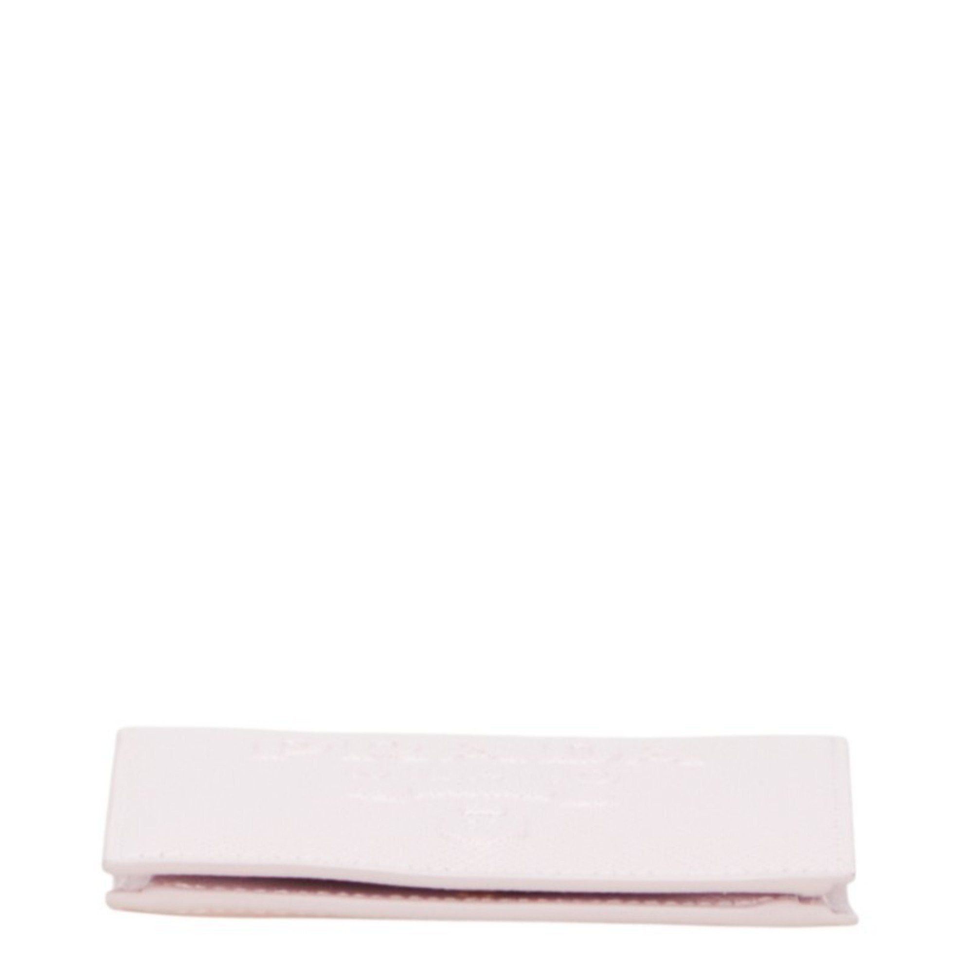 Prada Prada Embossed Logo Bifold Wallet in Pink Saffiano Leather for Women Size ONE SIZE - 3 Thumbnail