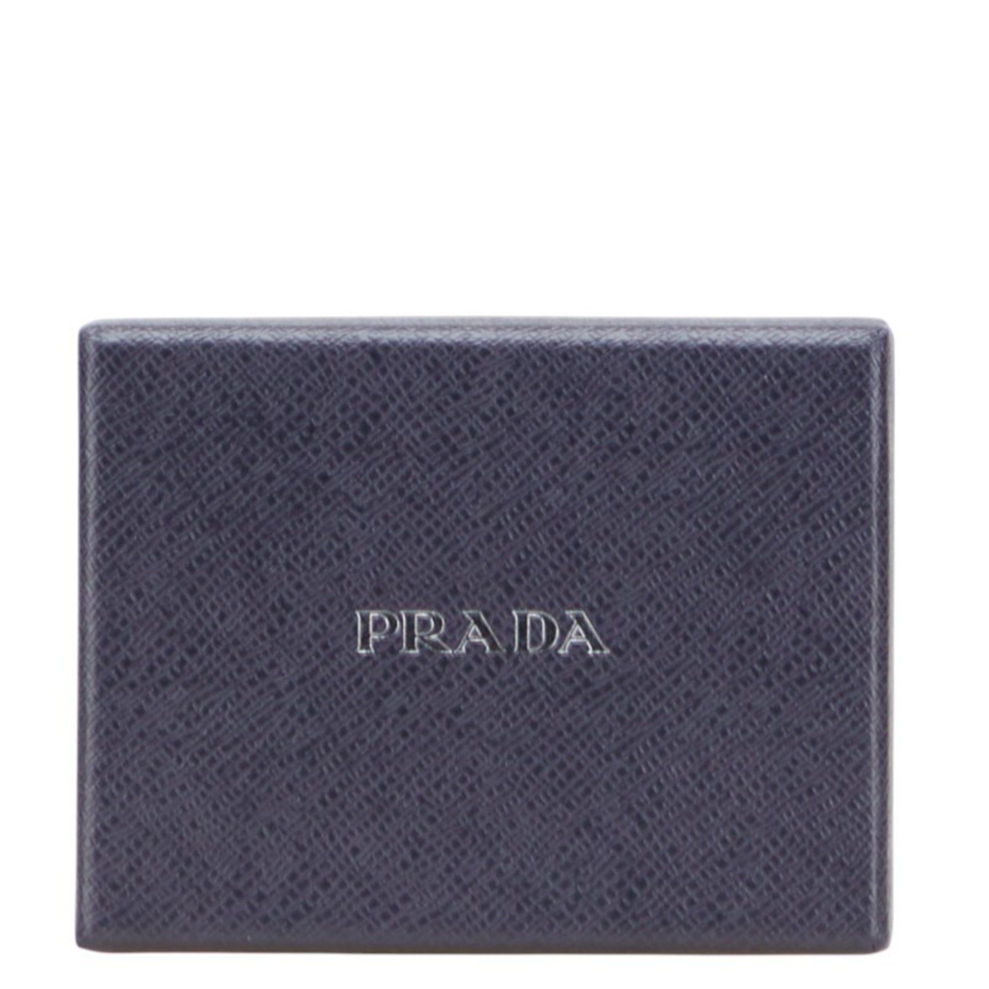 Prada Prada Embossed Logo Bifold Wallet in Pink Saffiano Leather for Women Size ONE SIZE - 11 Thumbnail