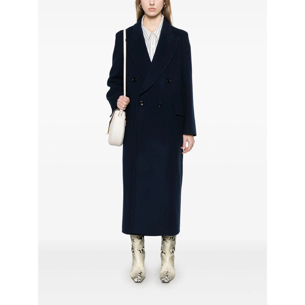Max Mara Max Mara BLUE Coats - Double Breasted & Peacoats Size XS / US 0-2 / IT 36-38 - 4 Thumbnail