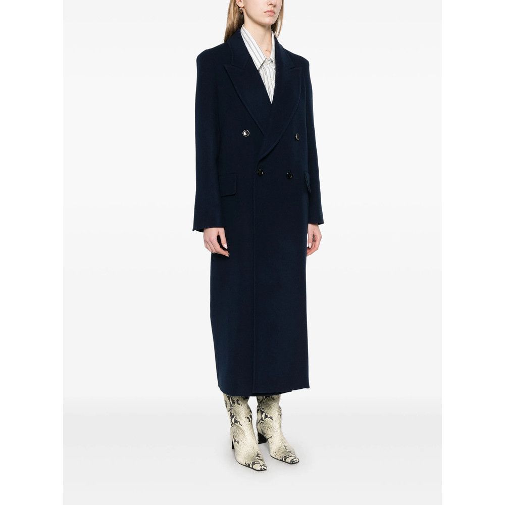 Max Mara Max Mara BLUE Coats - Double Breasted & Peacoats Size S / US 4 / IT 40 - 3 Thumbnail