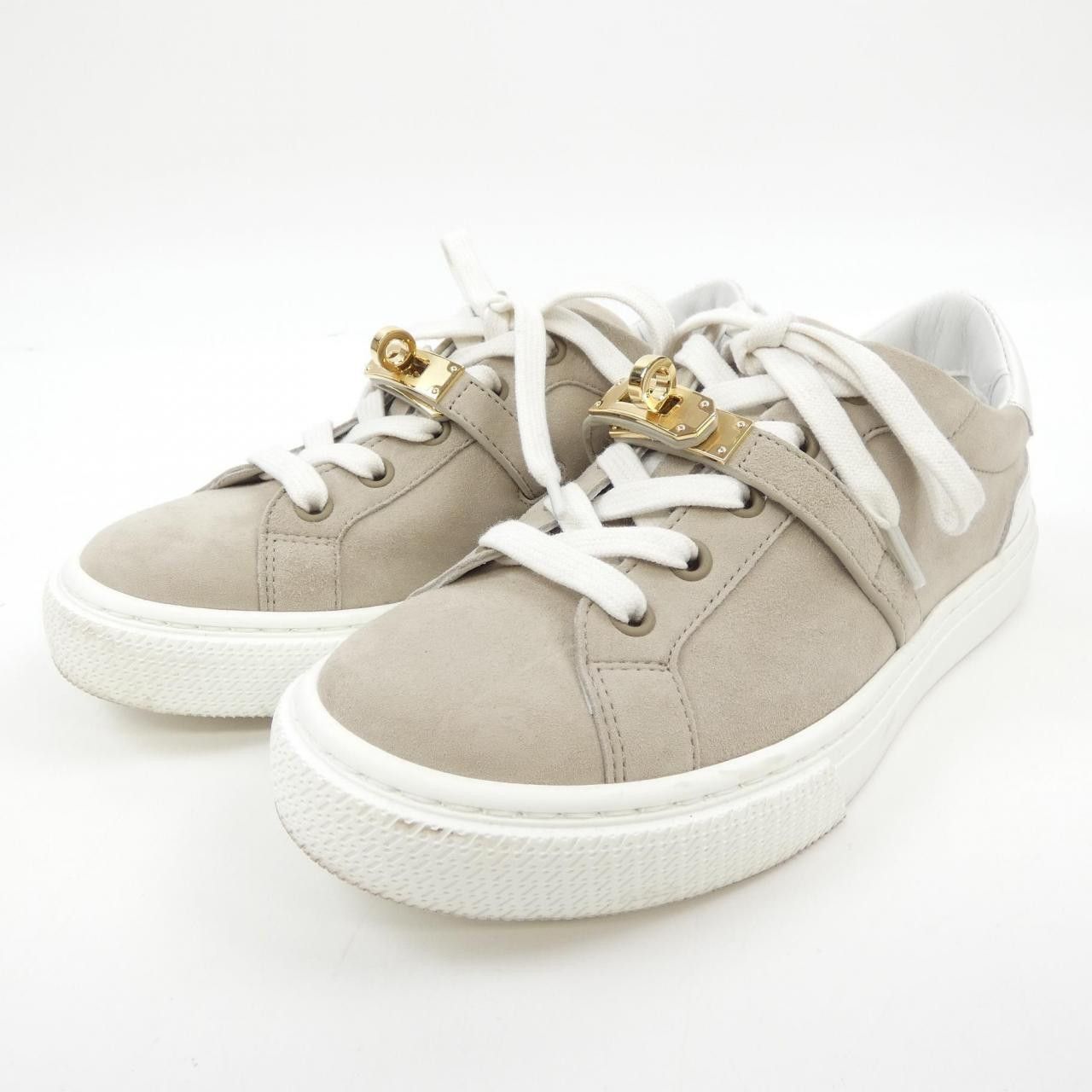 Hermes Hermes Hermes Chevre Velours Calfskin Sneakers Leather Shoes DUTY FREE for USA Size ONE SIZE - 3 Thumbnail