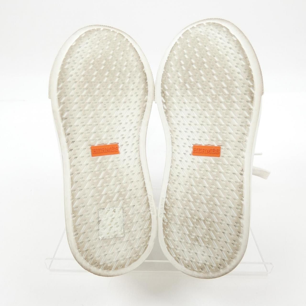 Hermes Hermes Hermes Chevre Velours Calfskin Sneakers Leather Shoes DUTY FREE for USA Size ONE SIZE - 4 Thumbnail