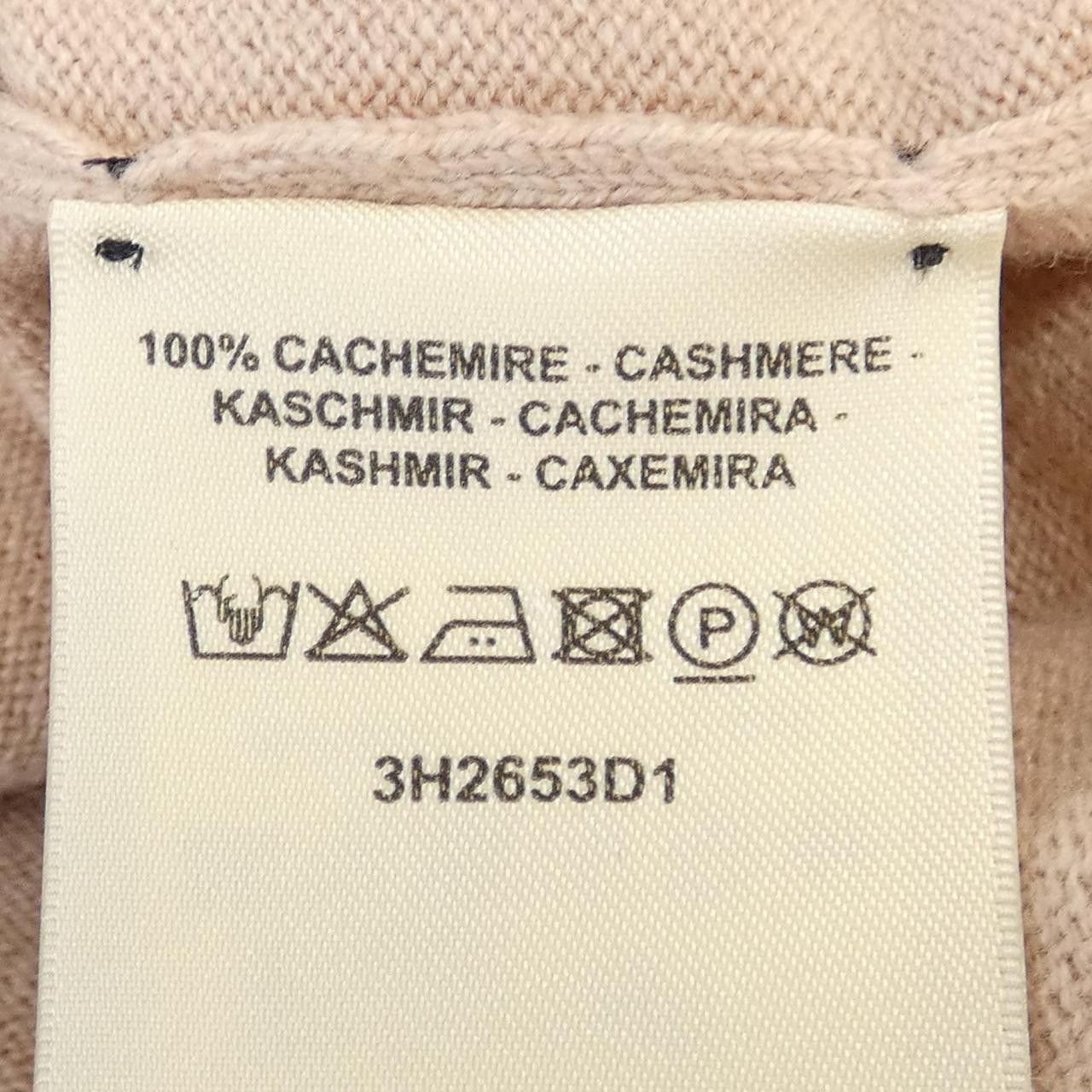 Hermes Hermes Hermes 3H2653D1 Cashmere Knitwear Others Tops DUTY FREE for USA Size ONE SIZE - 3 Thumbnail