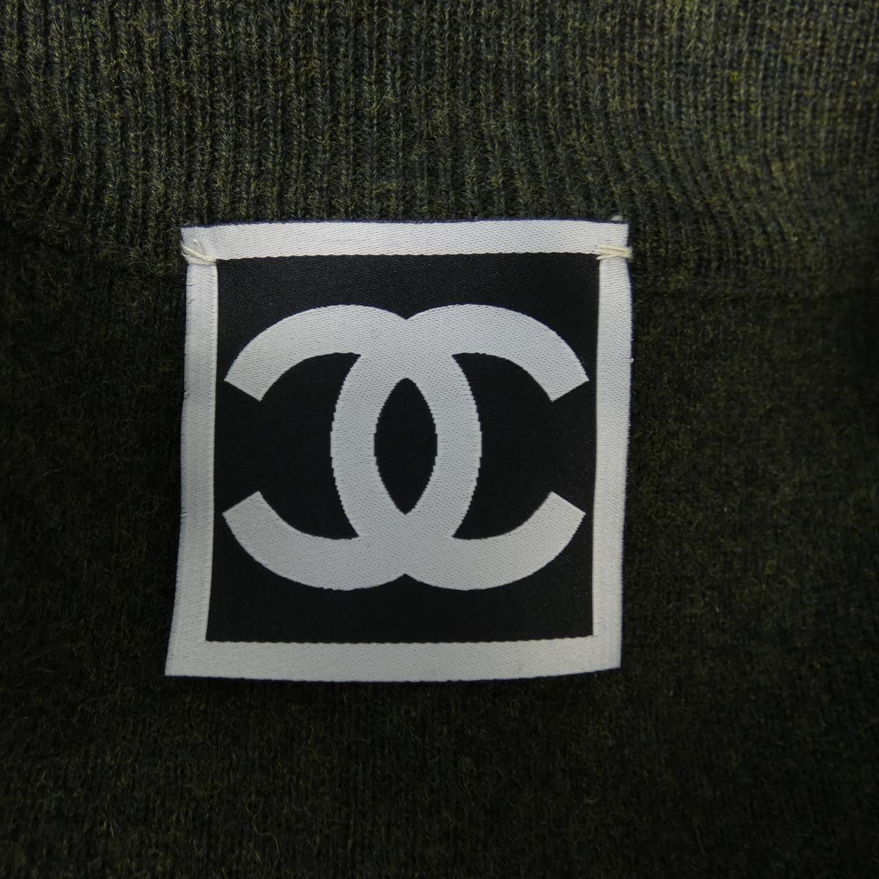 Chanel Chanel Chanel CHANEL SPORTS Long Cardigan Cotton Tops P33728K00919 08A DUTY FREE for USA Size ONE SIZE - 5 Thumbnail