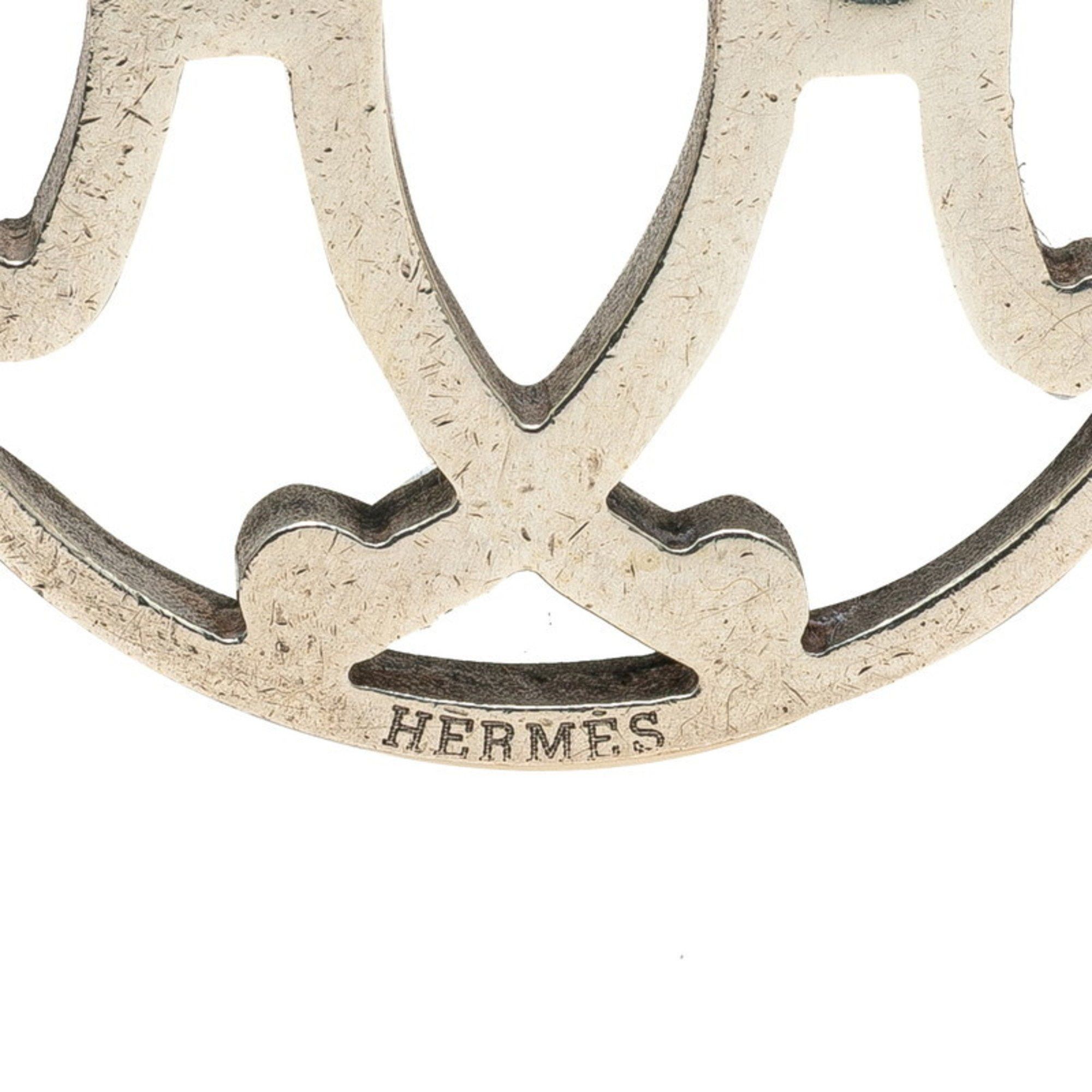 Hermes Hermes Kiss H Motif Charm Bag Silver Metal Women's HERMES Size ONE SIZE - 3 Thumbnail
