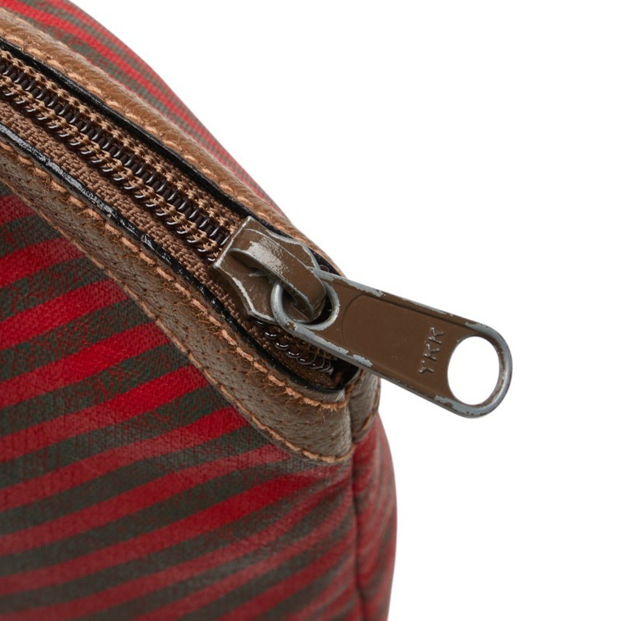 Gucci Gucci Old Pouch Brown and Red Leather Women's GUCCI Size ONE SIZE - 7 Thumbnail