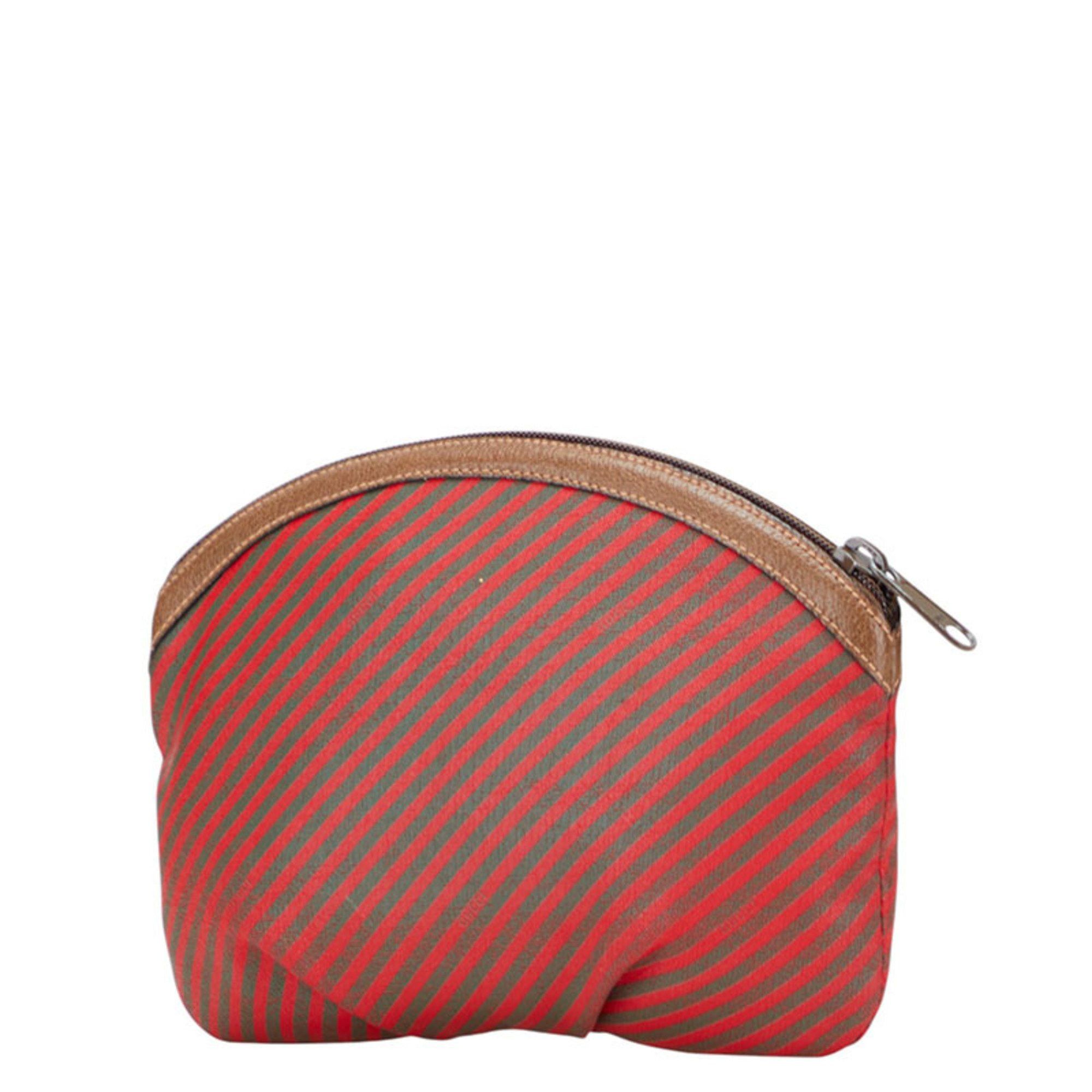Gucci Gucci Old Pouch Brown and Red Leather Women's GUCCI Size ONE SIZE - 2 Thumbnail
