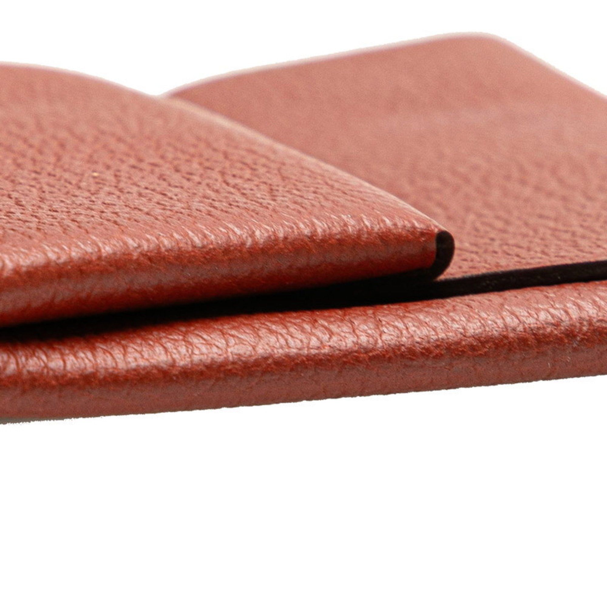 Hermes Hermès Bastia Wallet/Coin Case Brown Evercolor Women's HERMES Size ONE SIZE - 5 Thumbnail