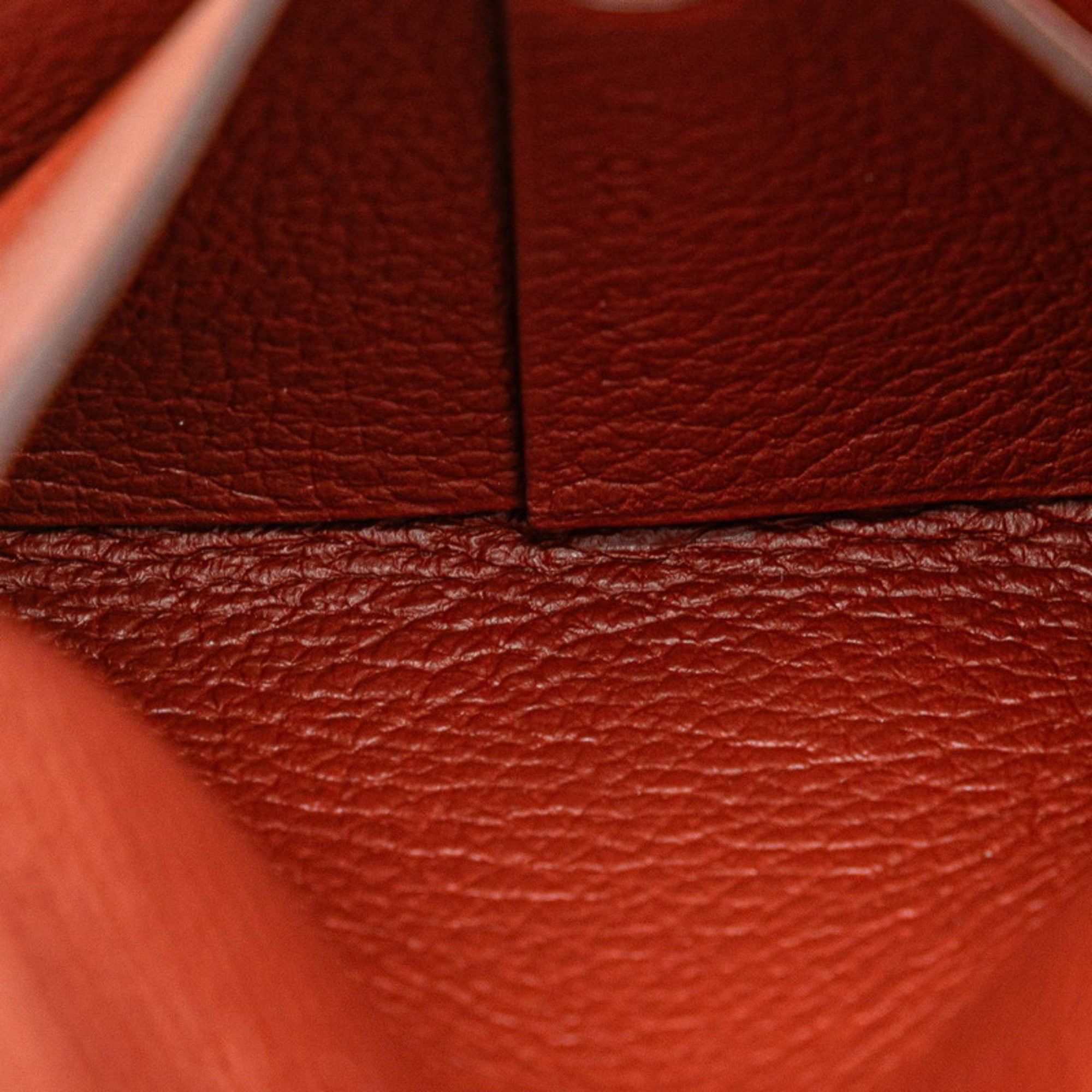 Hermes Hermès Bastia Wallet/Coin Case Brown Evercolor Women's HERMES Size ONE SIZE - 8 Thumbnail