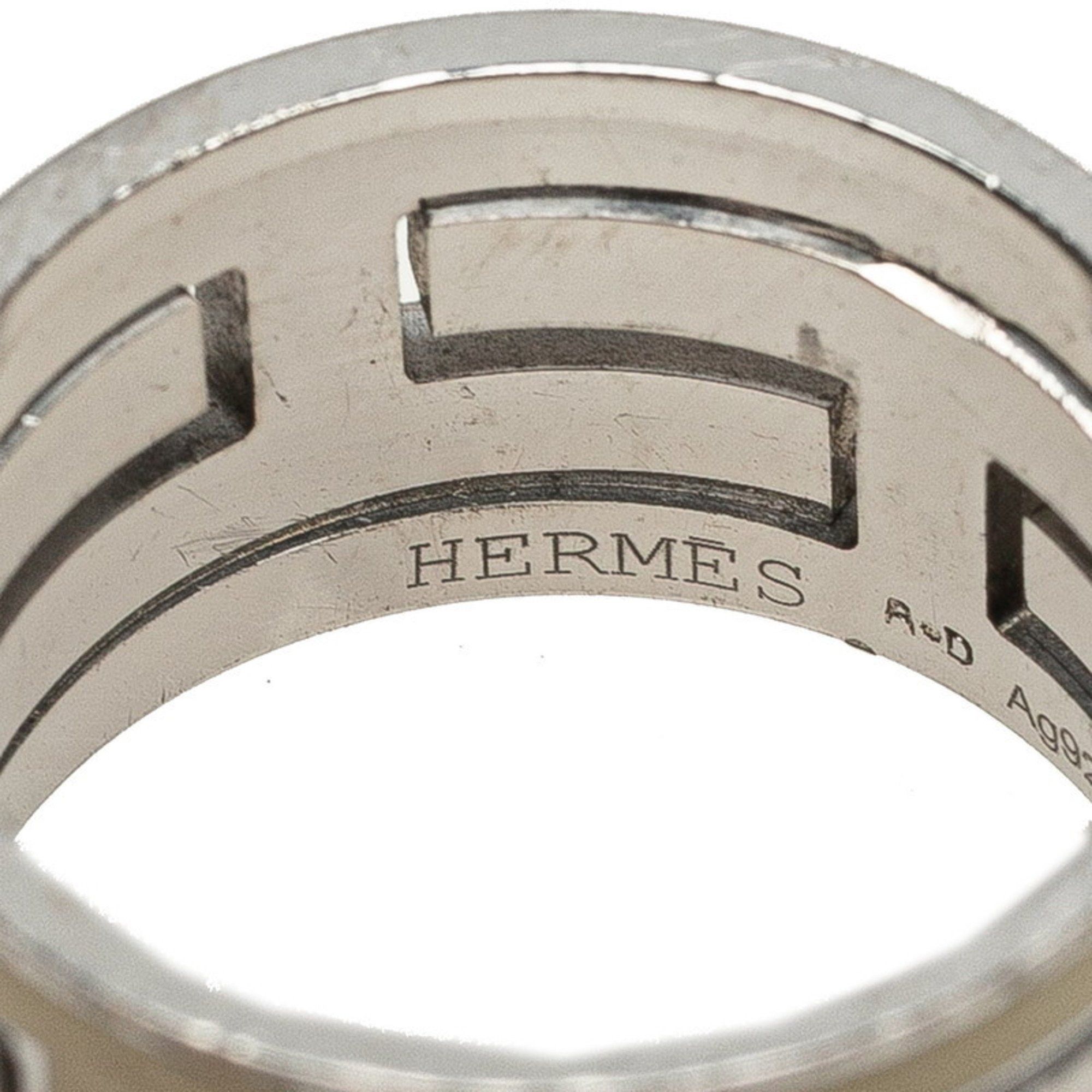 Hermes Hermes Move Ash Ring #50 SV925 Silver Women's HERMES Size ONE SIZE - 4 Thumbnail